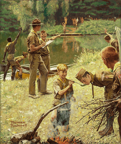 Come and Get It! by Norman Rockwell