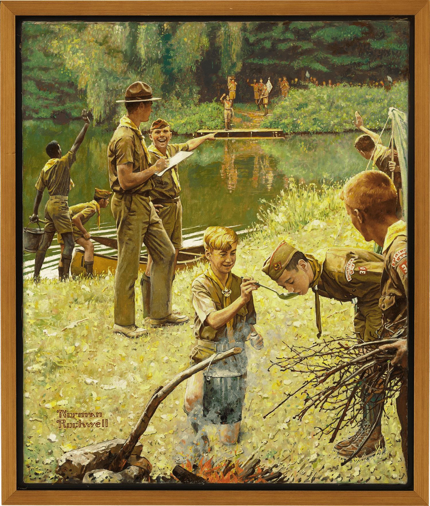 Come and Get It! by Norman Rockwell