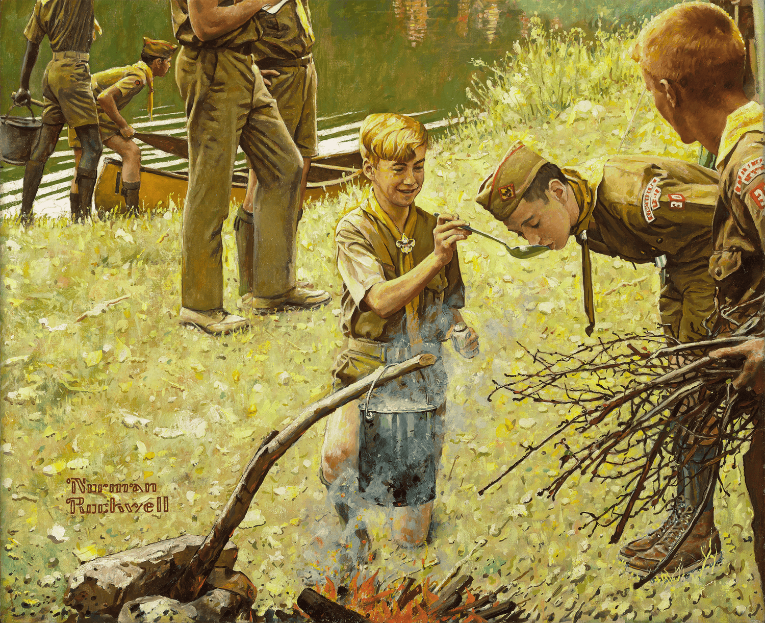 Come and Get It! by Norman Rockwell