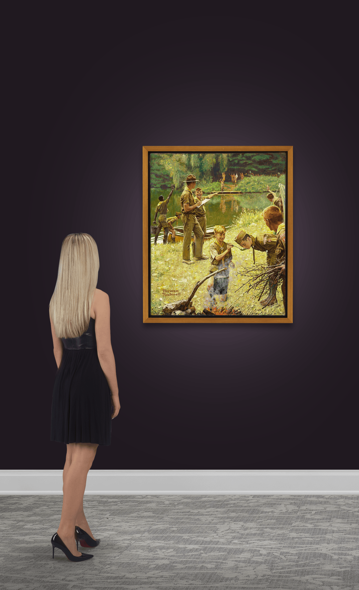 Come and Get It! by Norman Rockwell