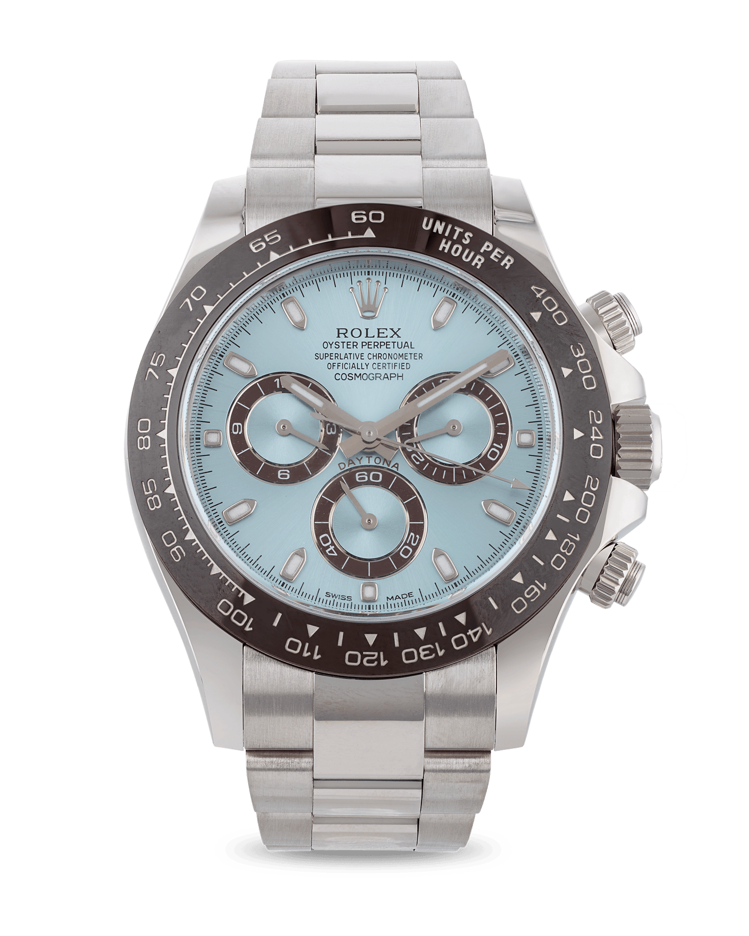 Rolex Platinum Cosmograph Daytona Wristwatch