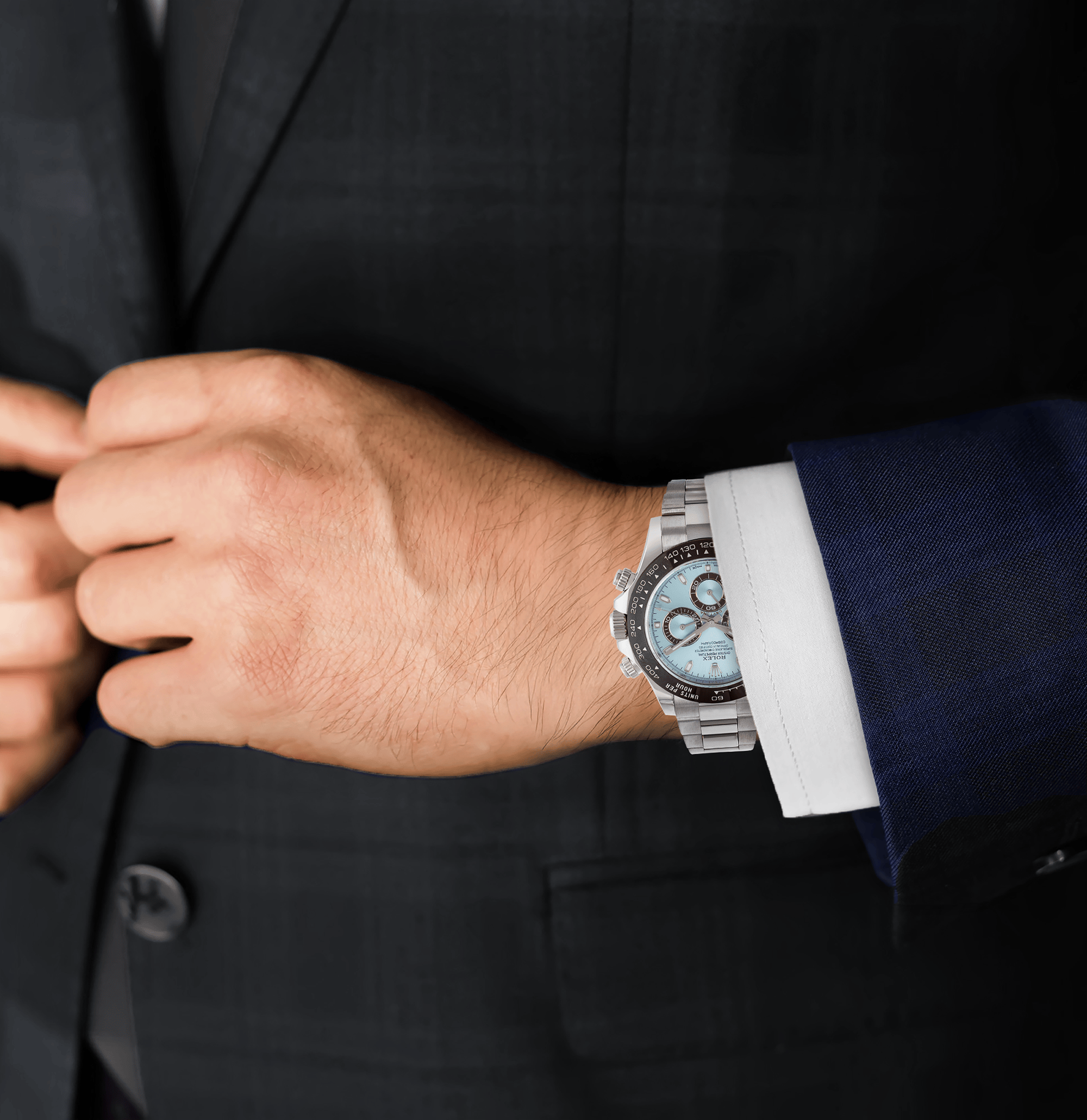 Rolex Platinum Cosmograph Daytona Wristwatch