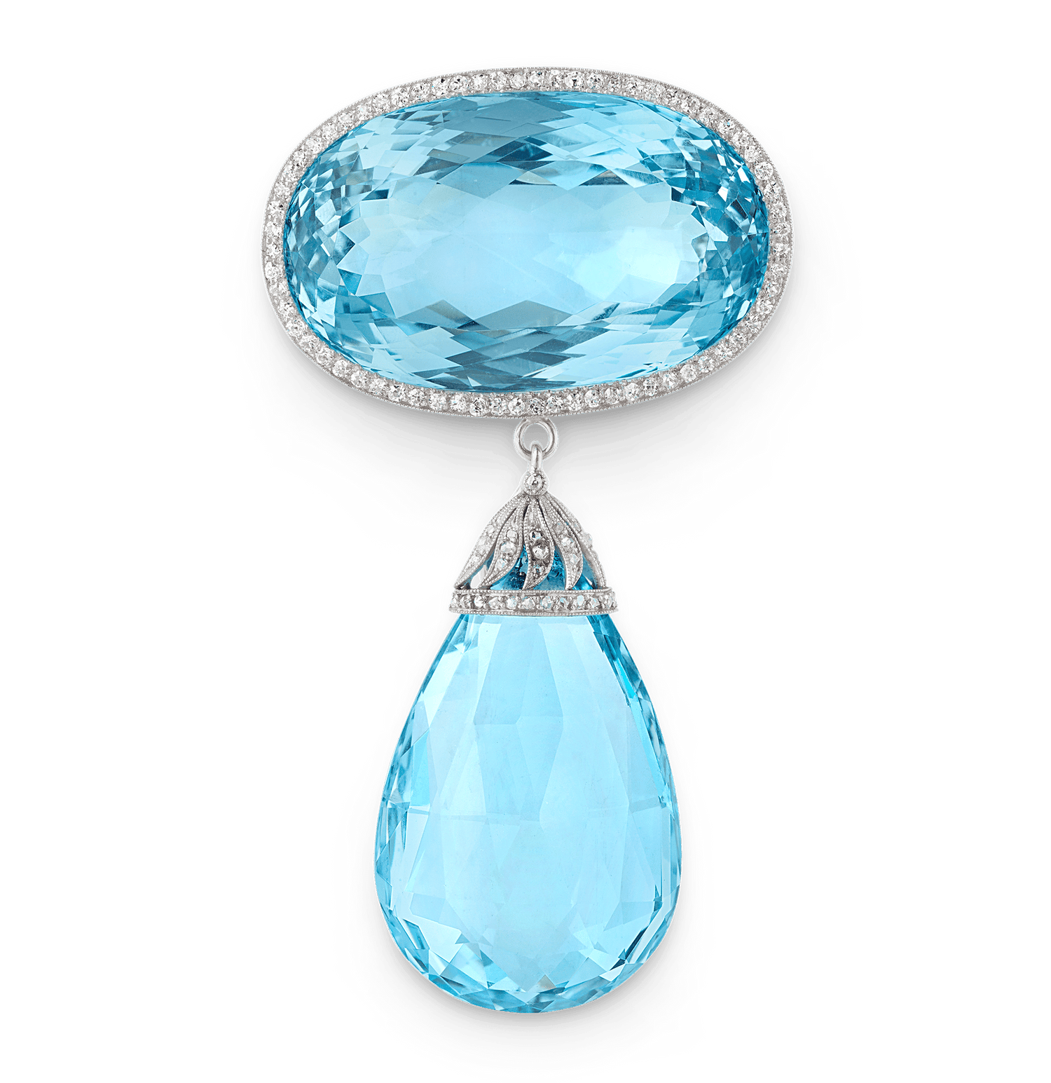 Duchess of Devonshire's Aquamarine Brooch, 180 Carats