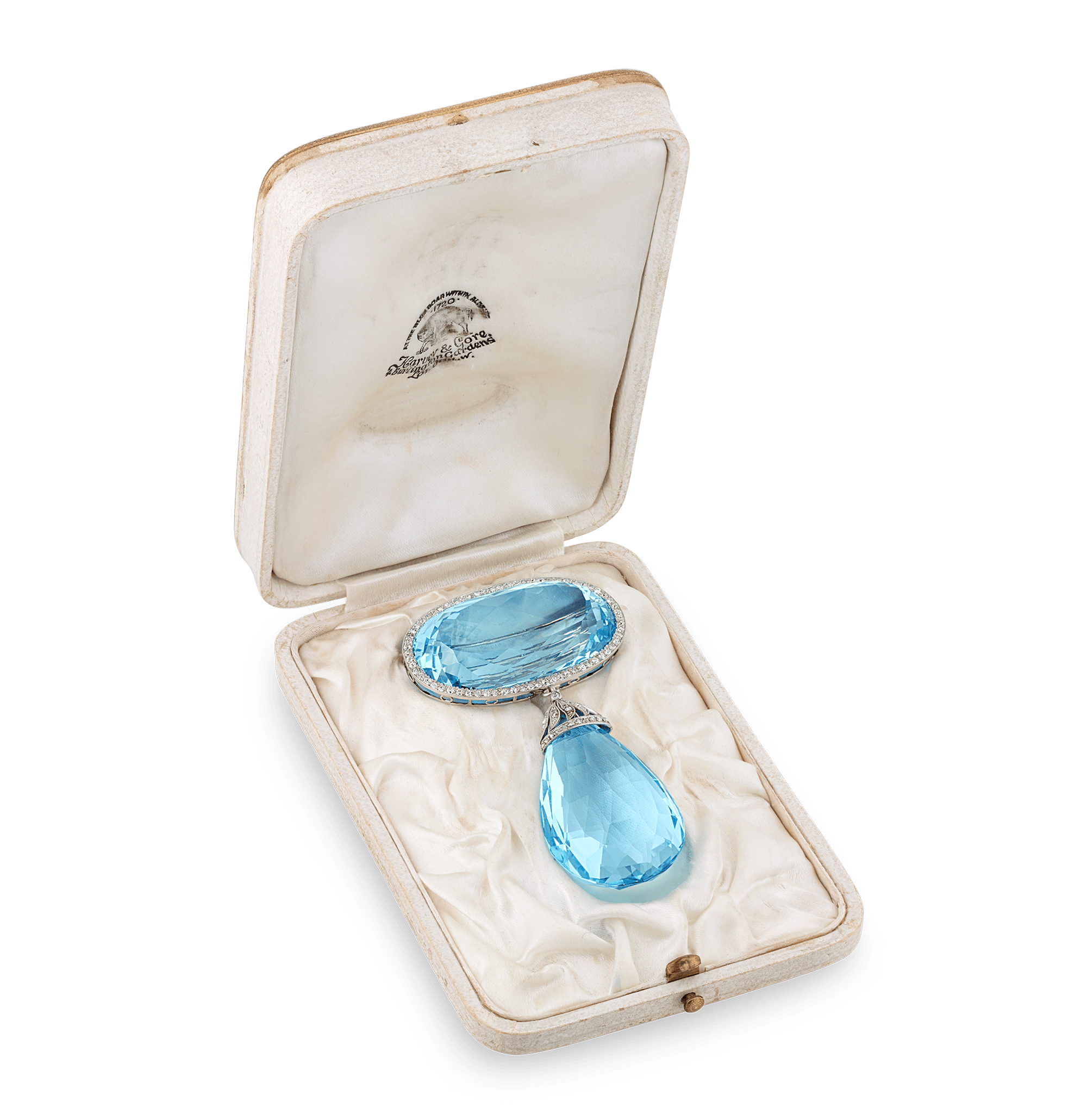 Duchess of Devonshire's Aquamarine Brooch, 180 Carats