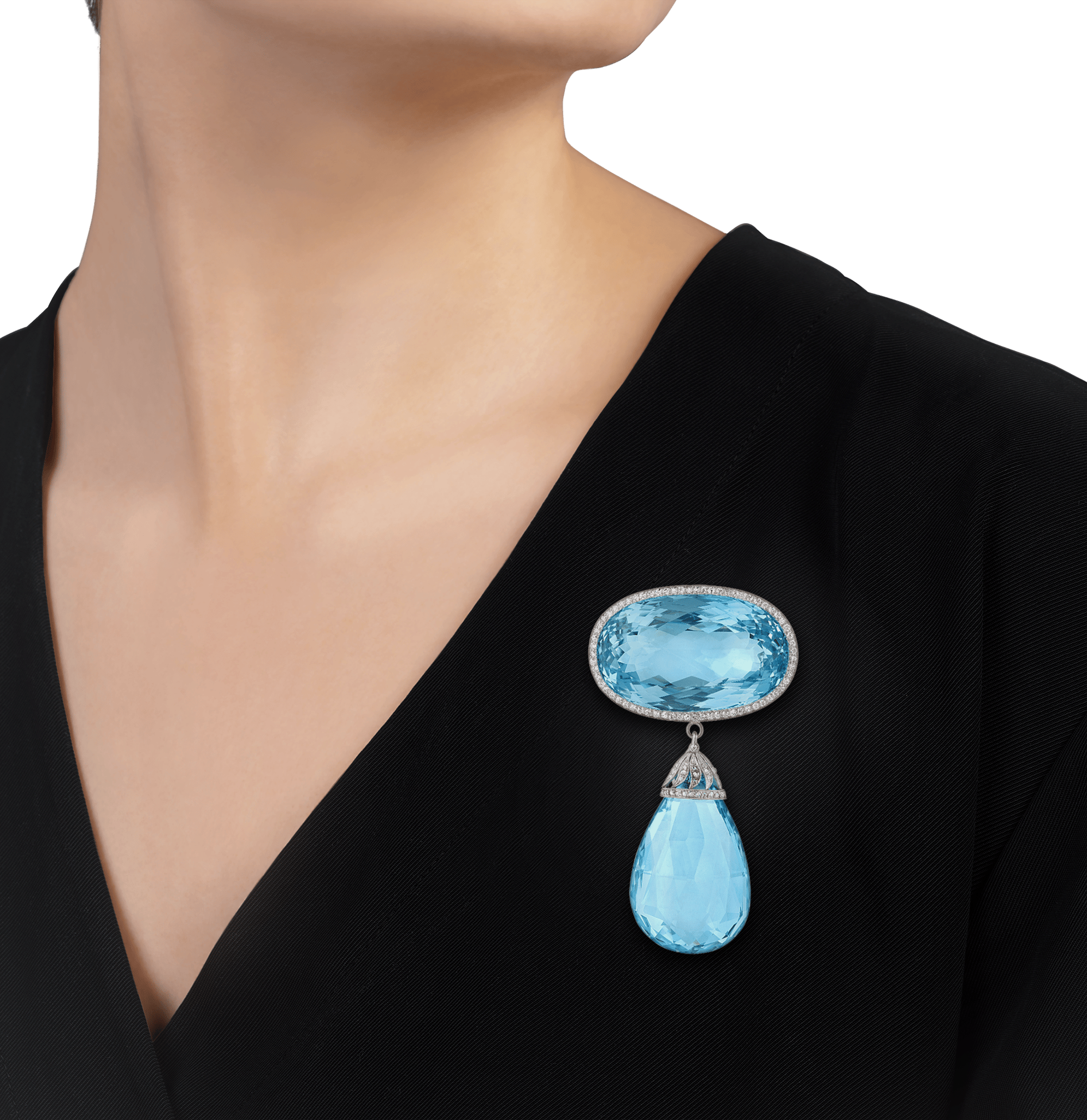 Duchess of Devonshire's Aquamarine Brooch, 180 Carats