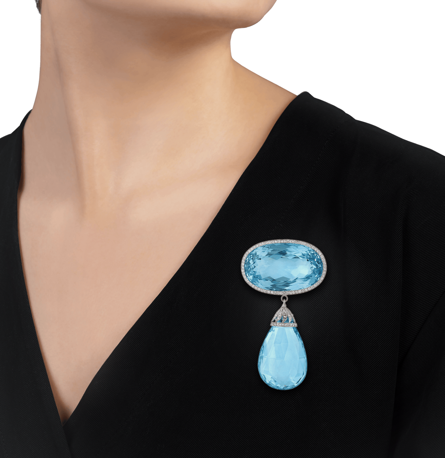 Duchess of Devonshire's Aquamarine Brooch, 180 Carats