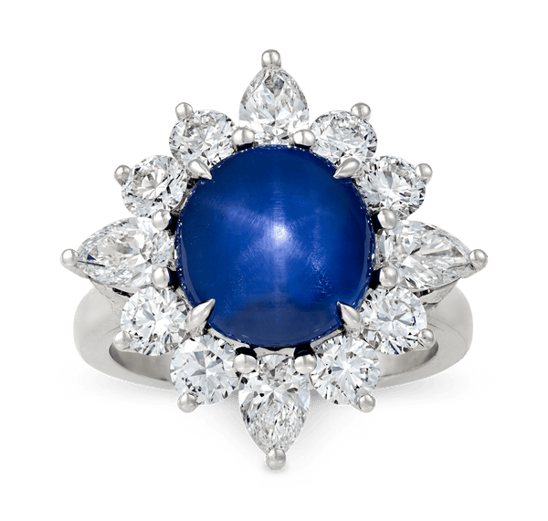 Oscar Heyman Ceylon Star Sapphire Ring, 8.33 Carats