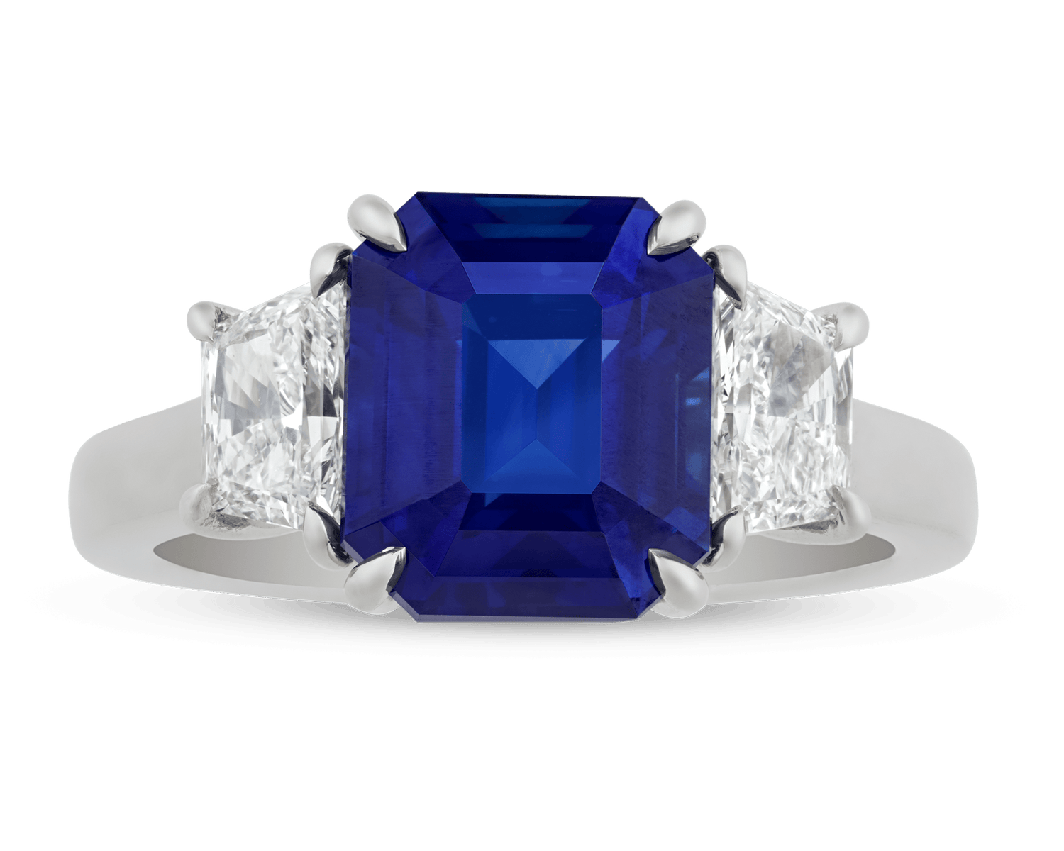 Oscar Heyman Sapphire Ring, 4.57 Carats
