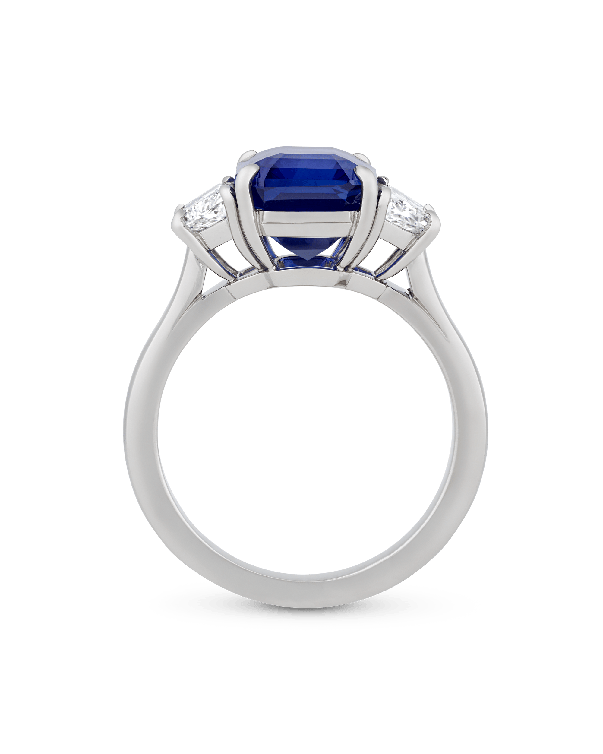 Oscar Heyman Sapphire Ring, 4.57 Carats