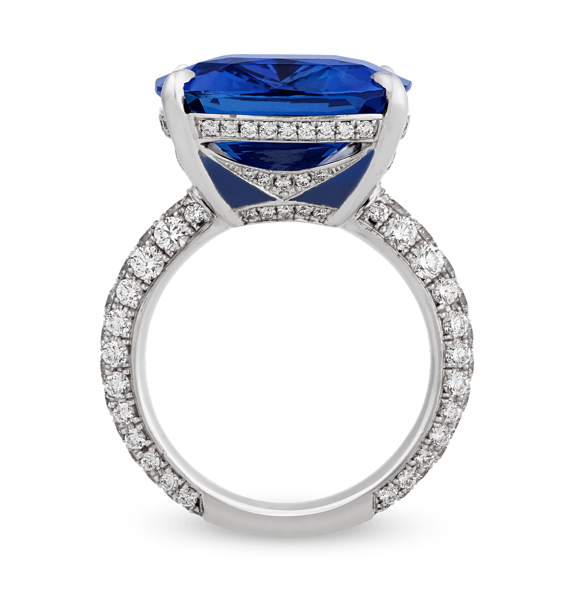 Ceylon Sapphire Ring, 18.23 Carats