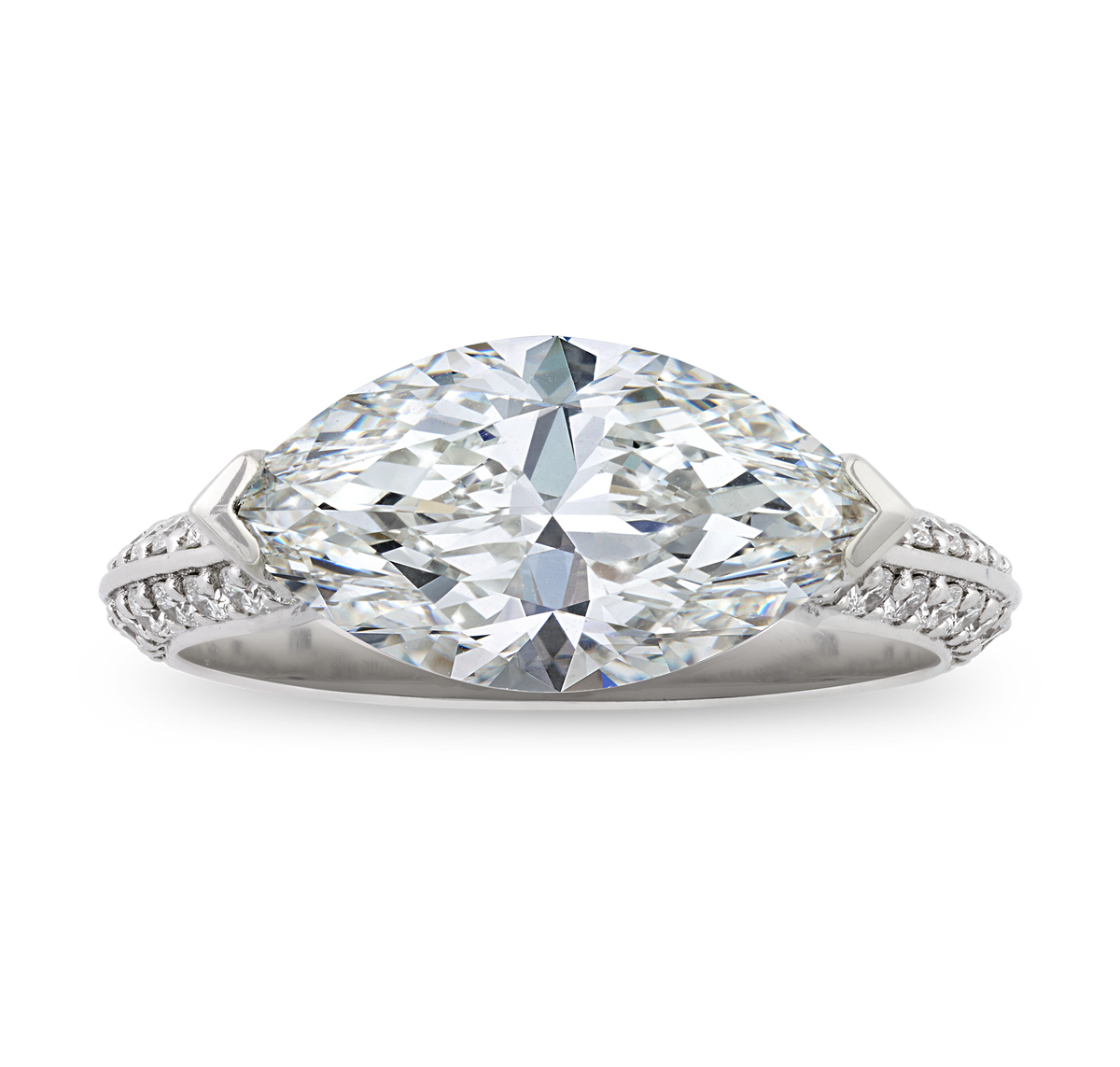 Marquise Cut Diamond Ring, 3.01 Carats