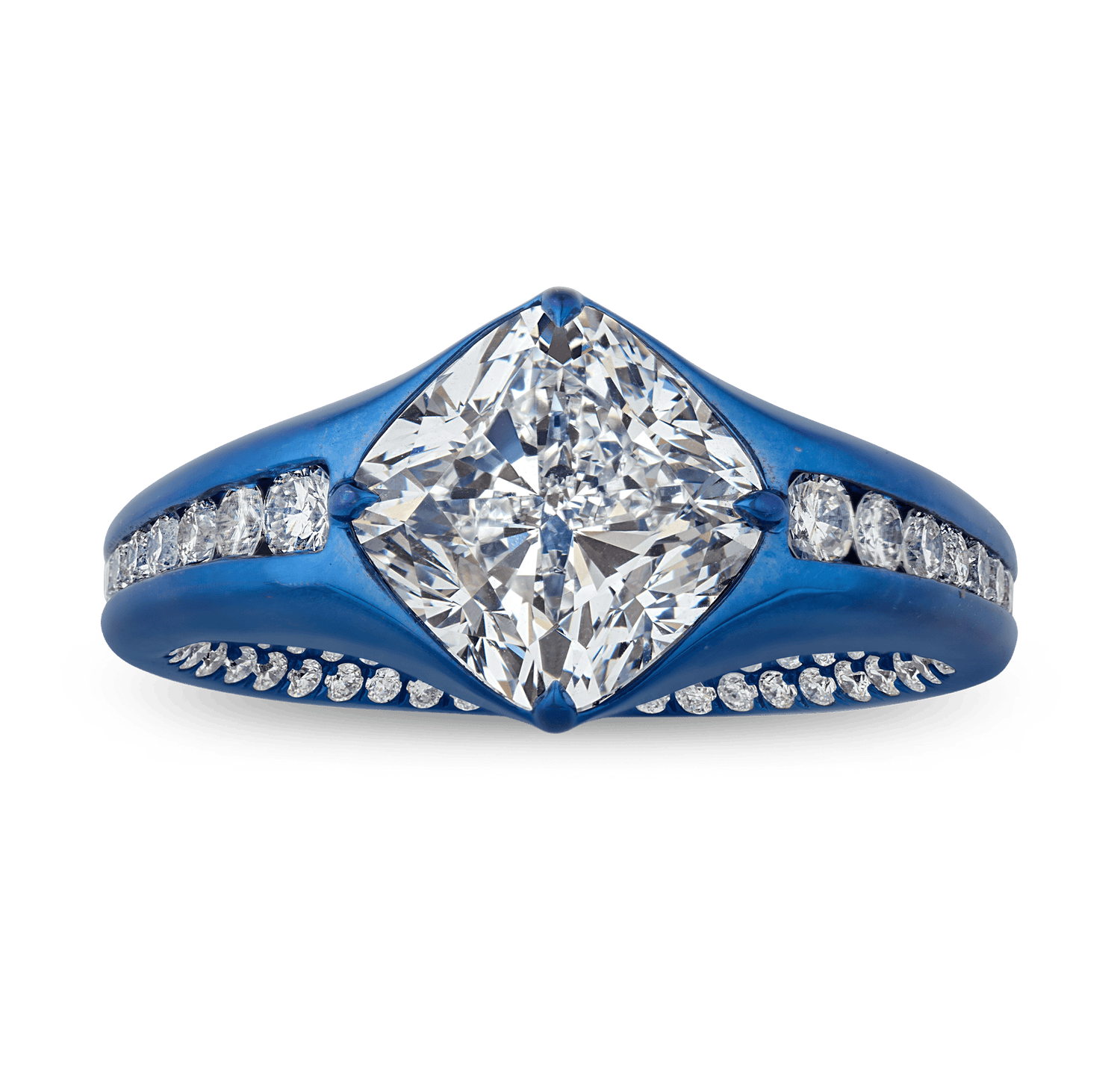Cushion Cut Diamond Ring, 3.51 Carats
