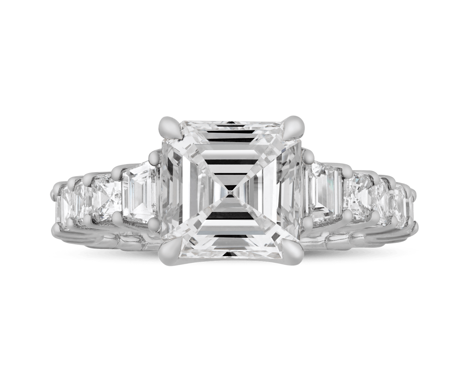 Asscher Cut Diamond Ring, 5.61 Carats