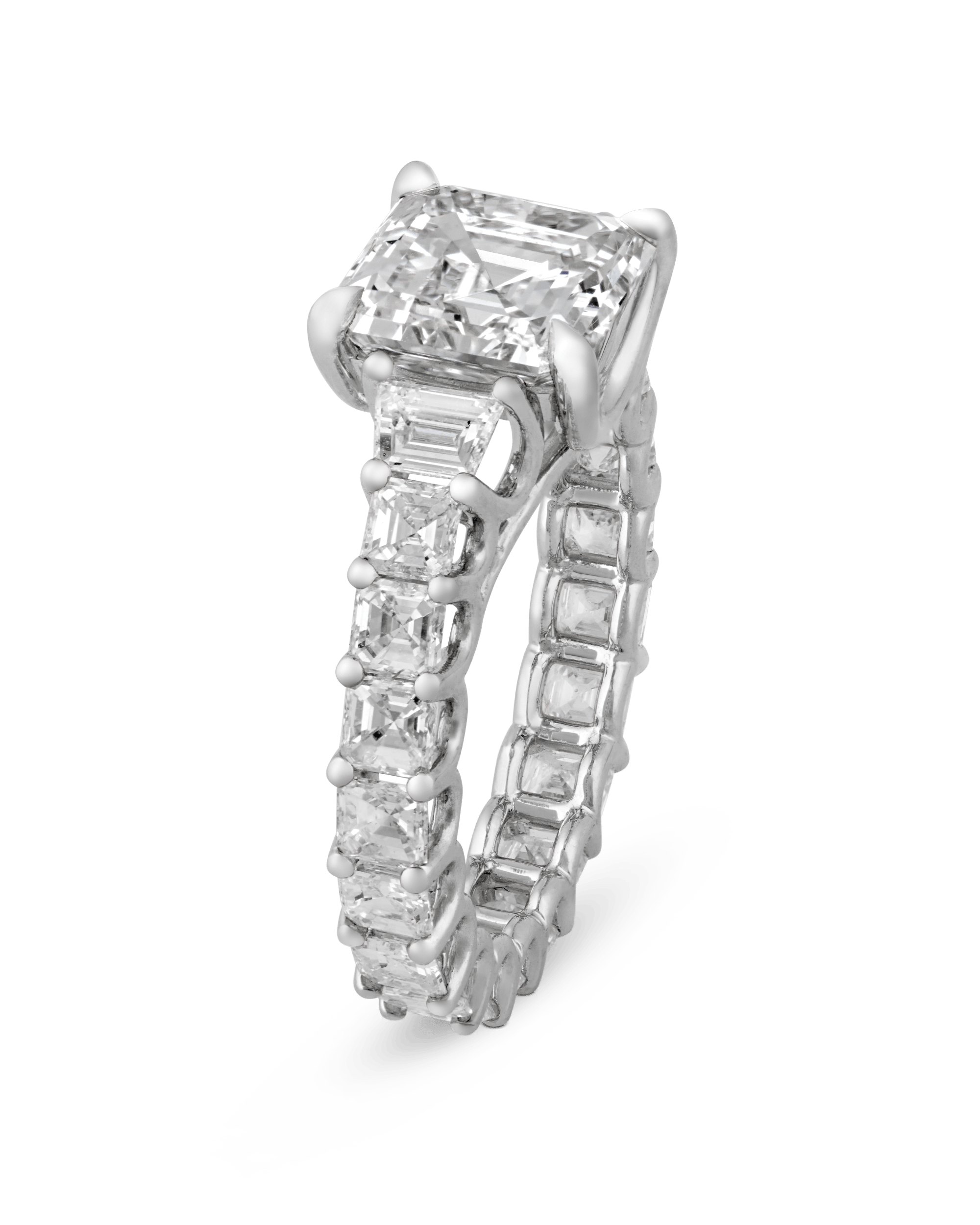 Asscher Cut Diamond Ring, 5.61 Carats
