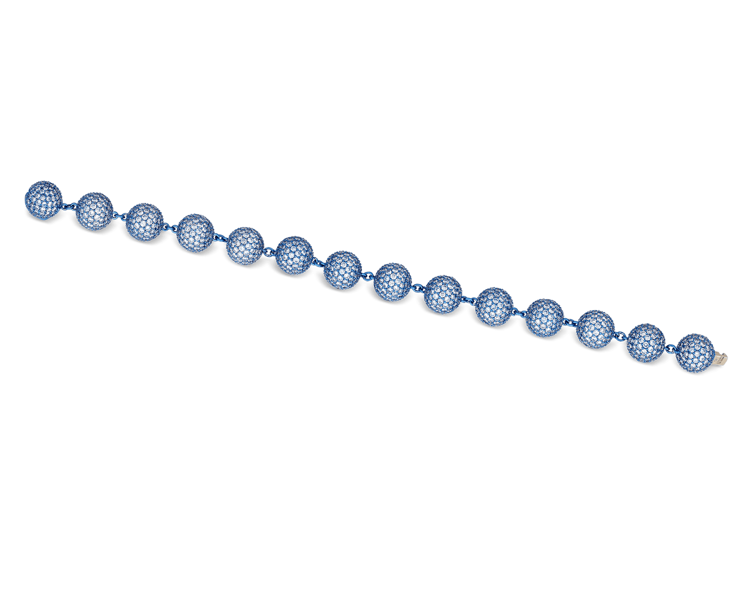 Diamond Ball Bracelet, 28.16 Carats