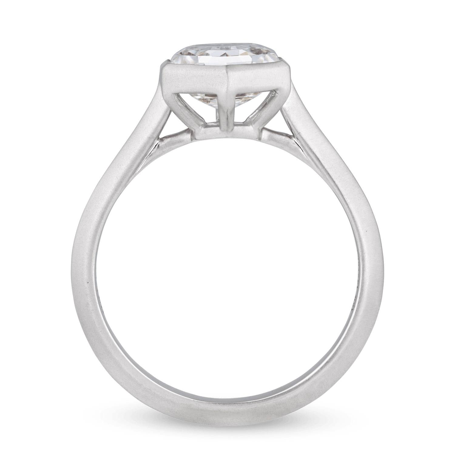 Hexagonal Diamond Ring, 2.00 Carats