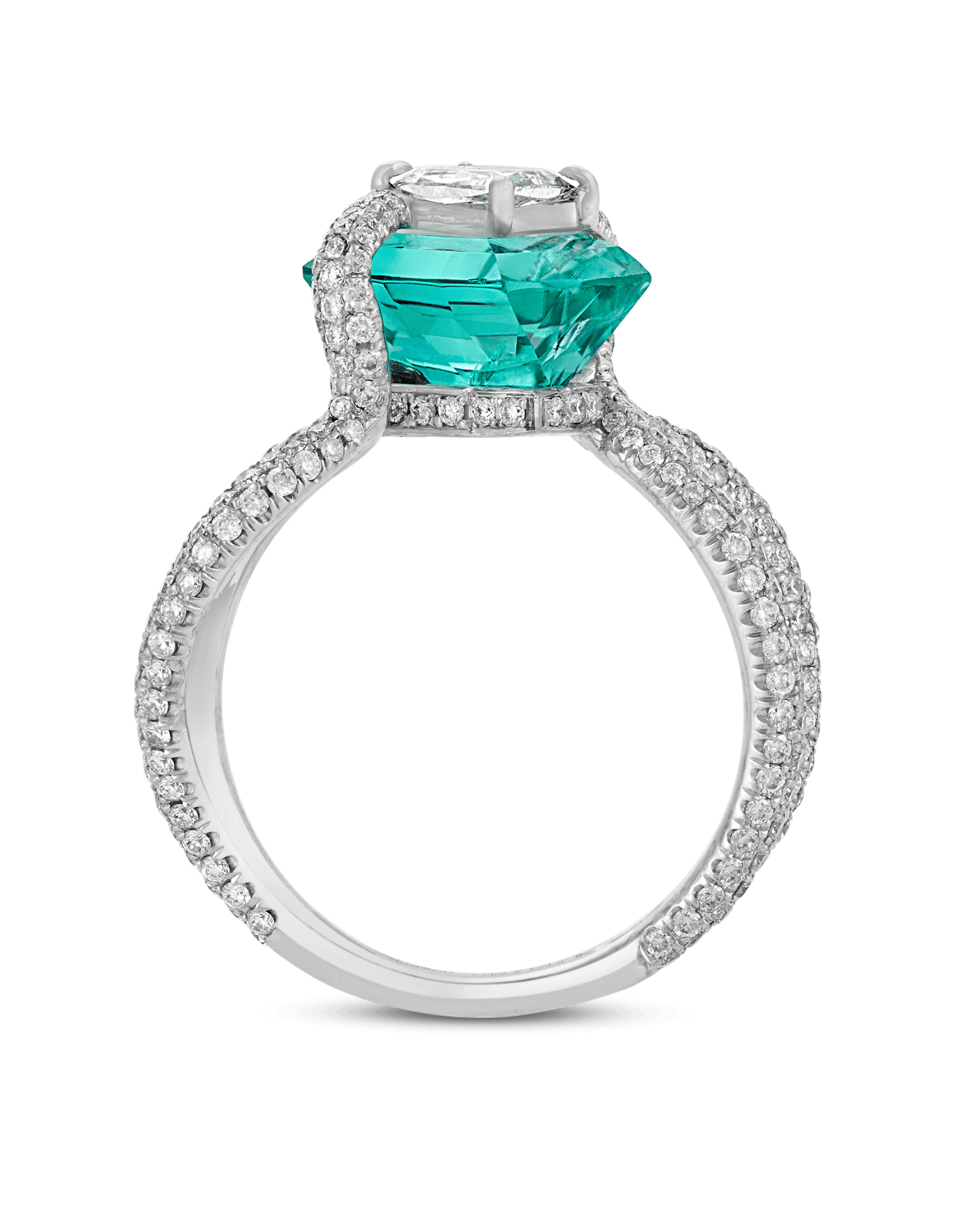 Paraiba Tourmaline Ring, 3.54 Carats