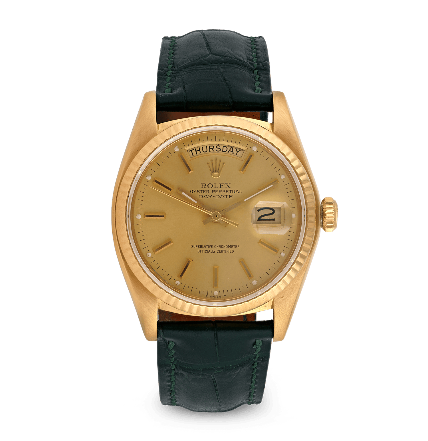 Rolex Yellow Gold Day-Date Wristwatch