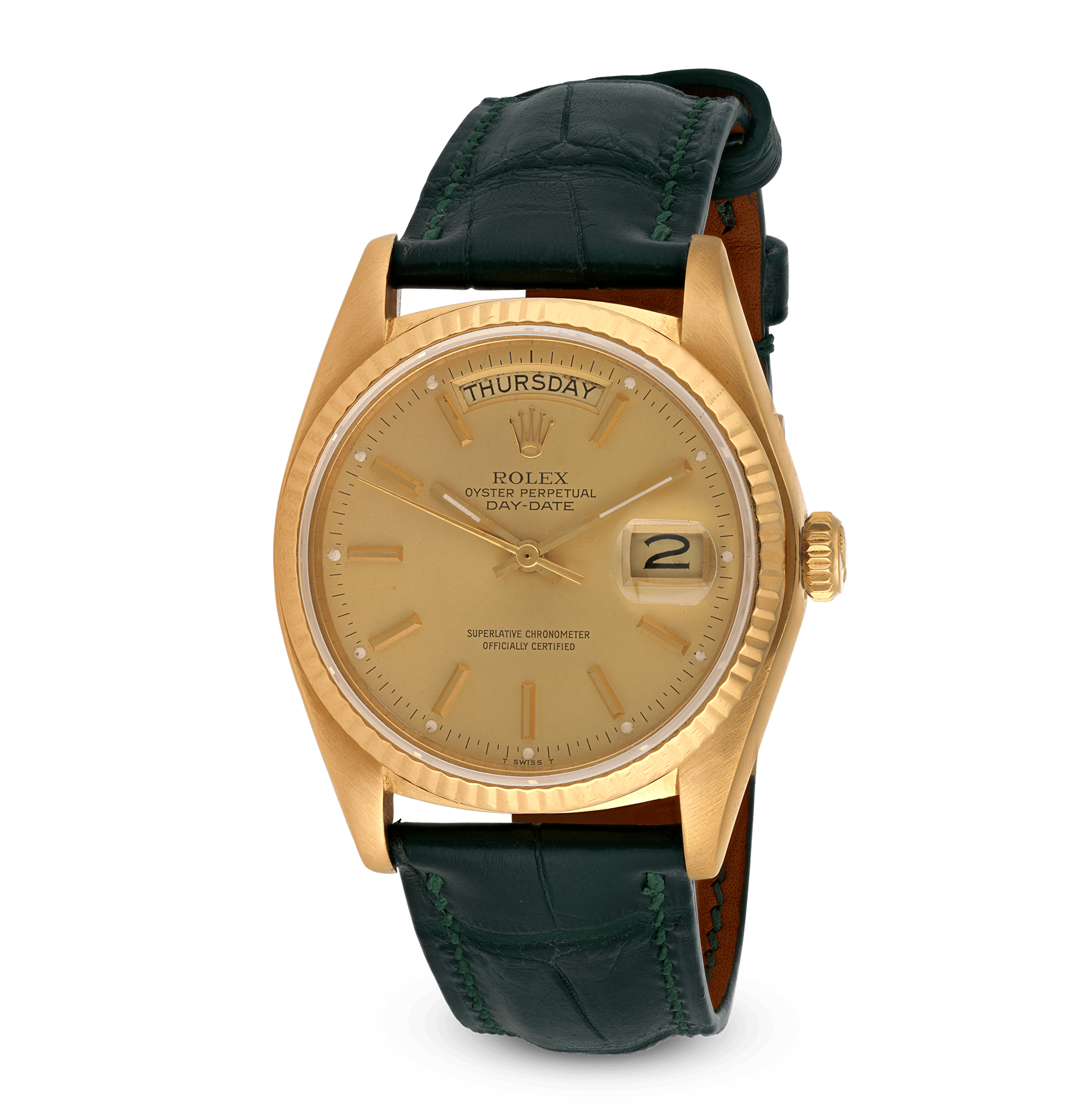 Rolex Yellow Gold Day-Date Wristwatch
