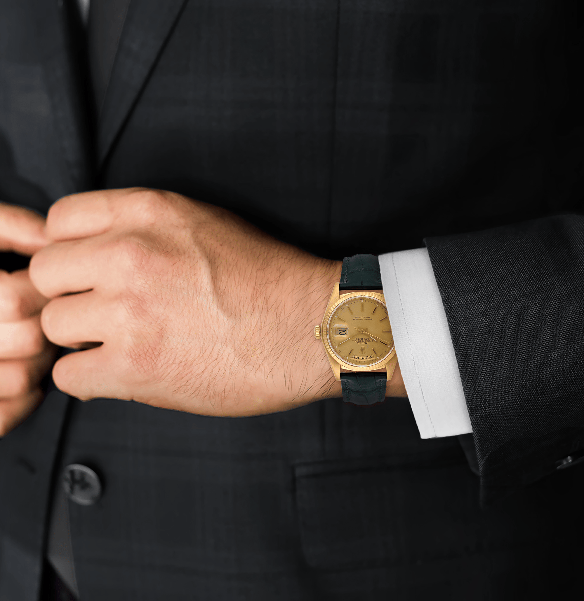 Rolex Yellow Gold Day-Date Wristwatch