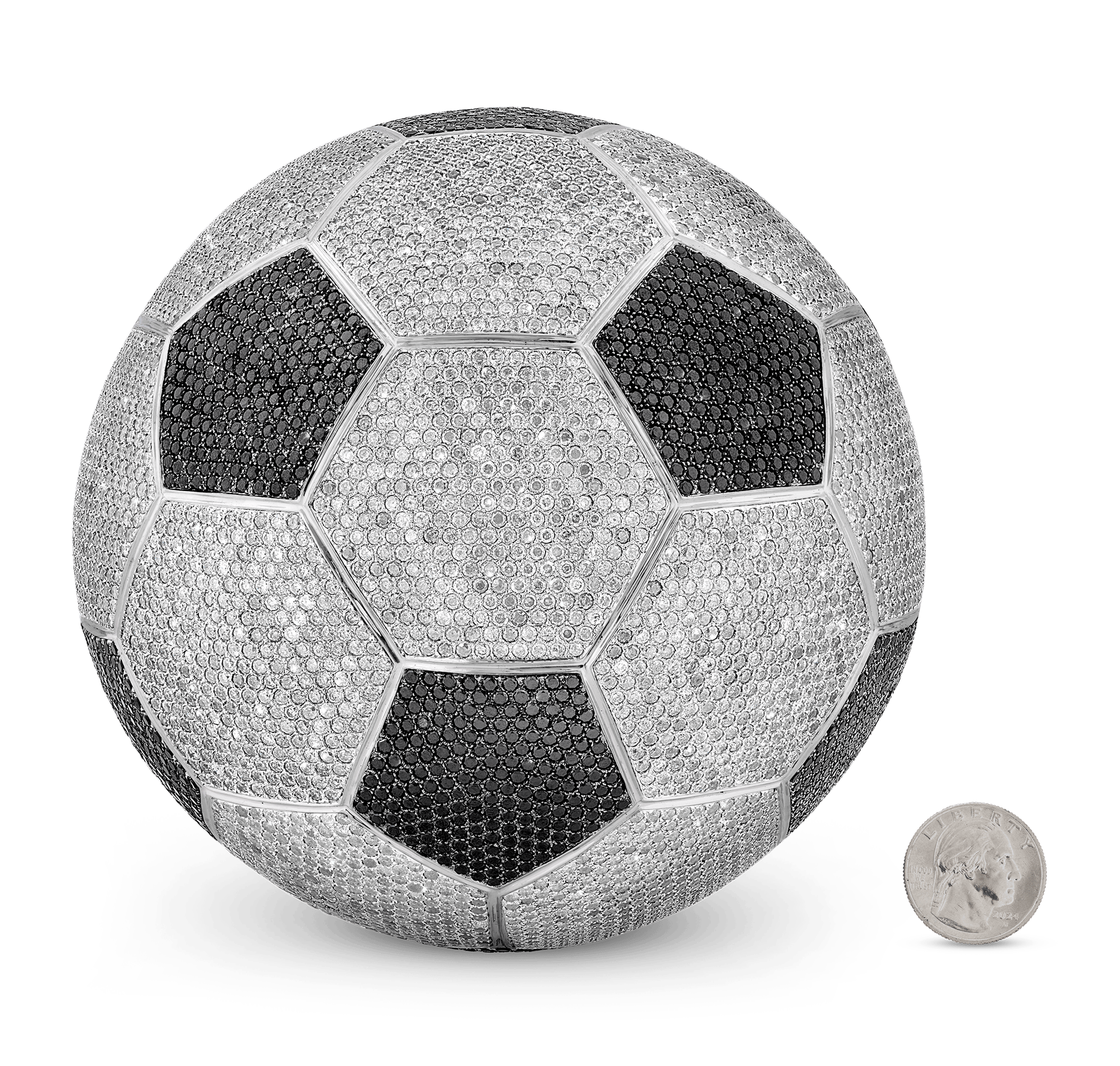 Diamond Soccer Ball, 507.50 Carats
