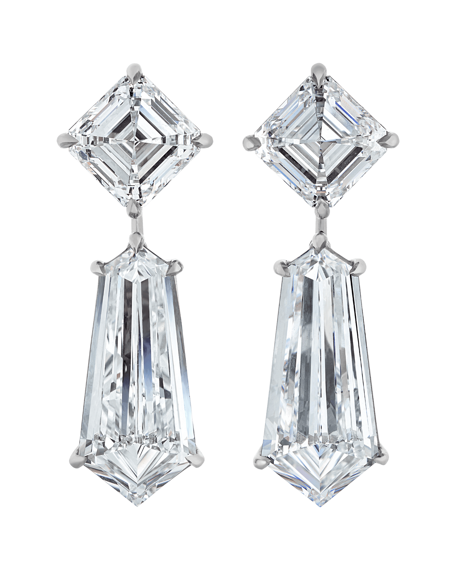 Golconda Diamond Earrings, 16.21 Carats