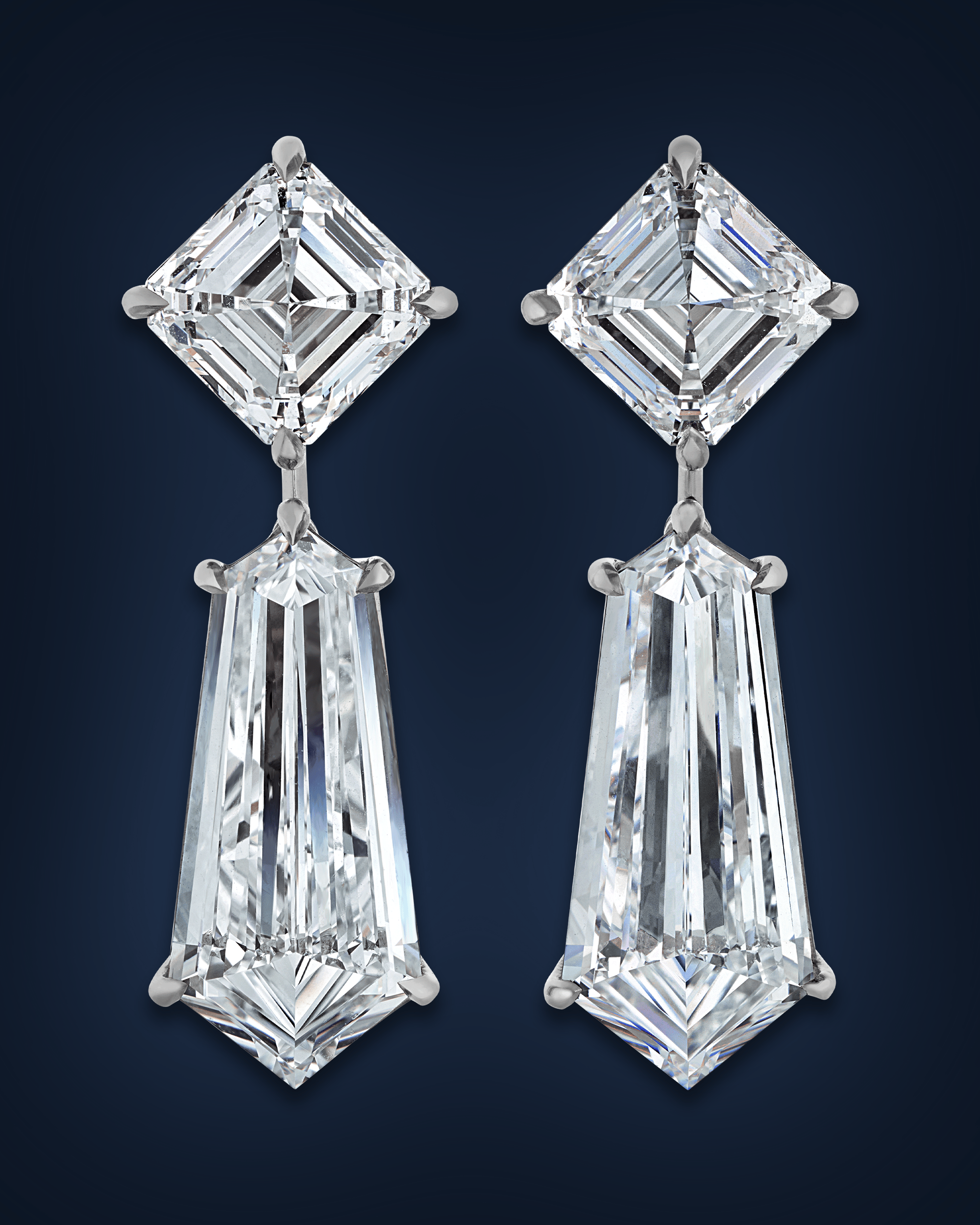 Golconda Diamond Earrings, 16.21 Carats