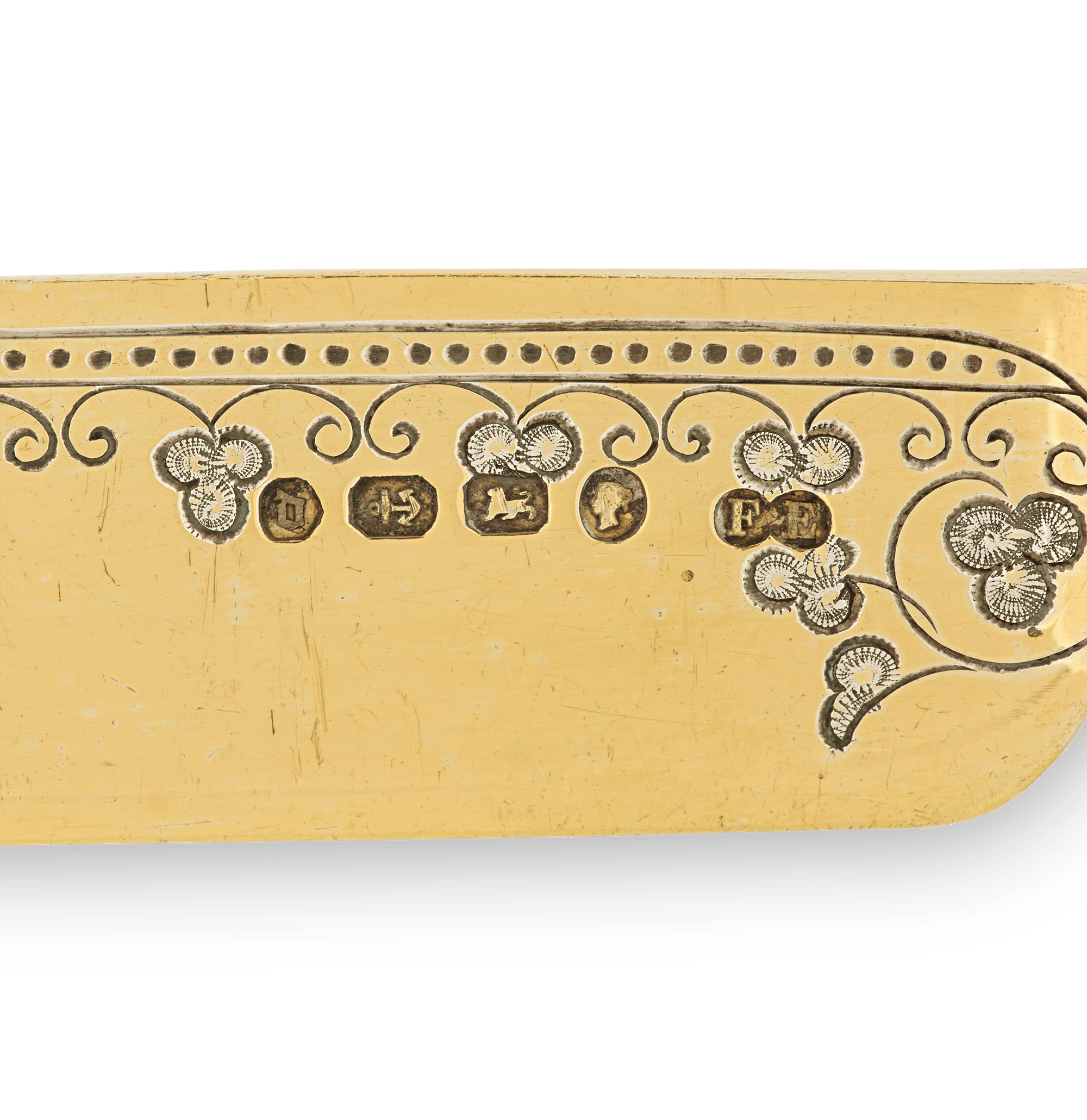 Victorian Silver-Gilt and Mother-of-Pearl Fruit Service by Elkington & Co.