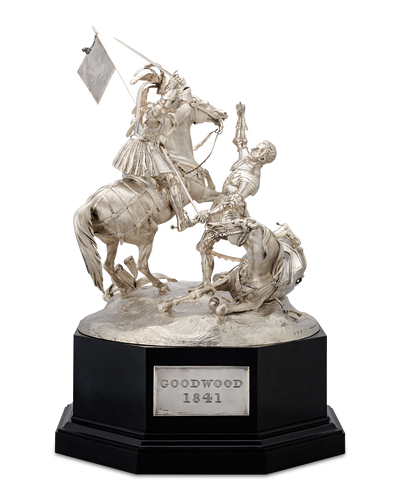 Silver Goodwood Prize Trophy by Edmund Cotterill of Garrard