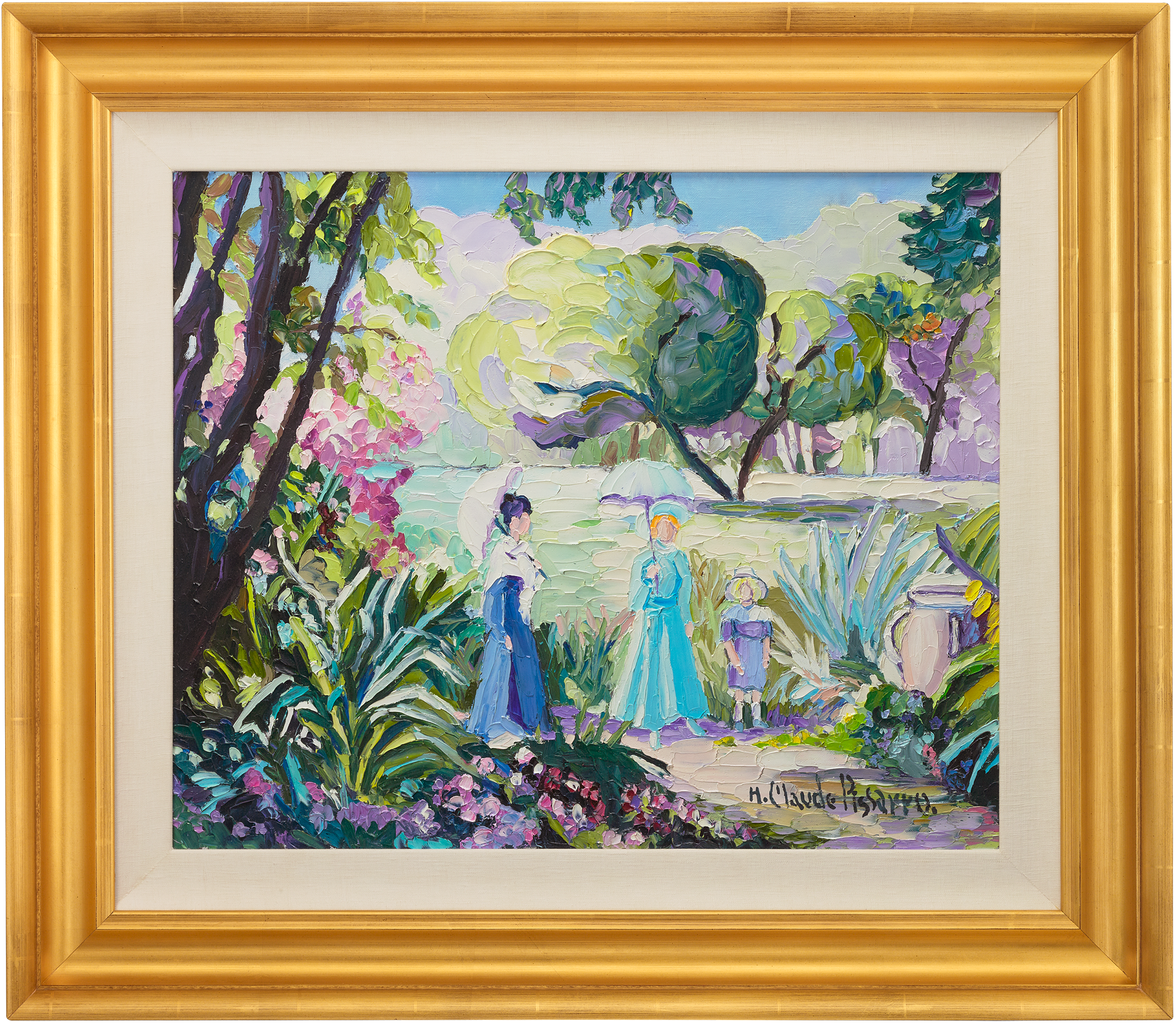 Après-midi au jardin by H. Claude Pissarro