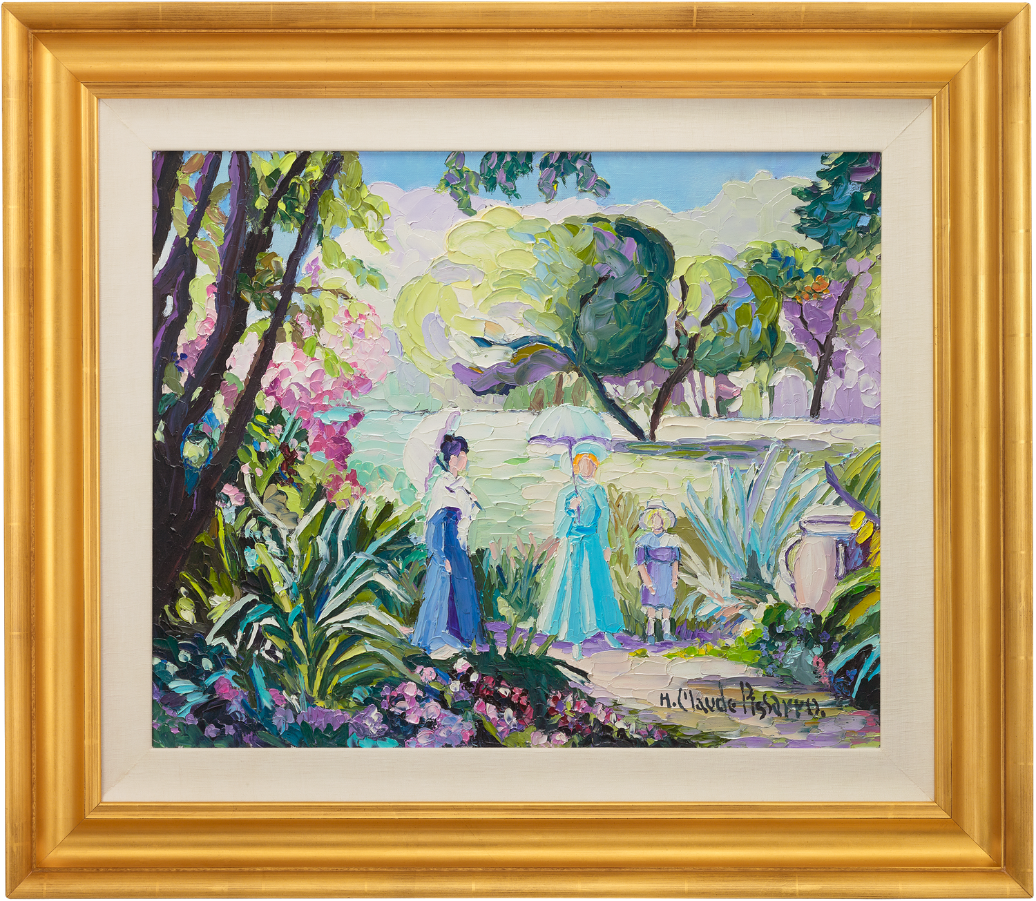 Après-midi au jardin by H. Claude Pissarro