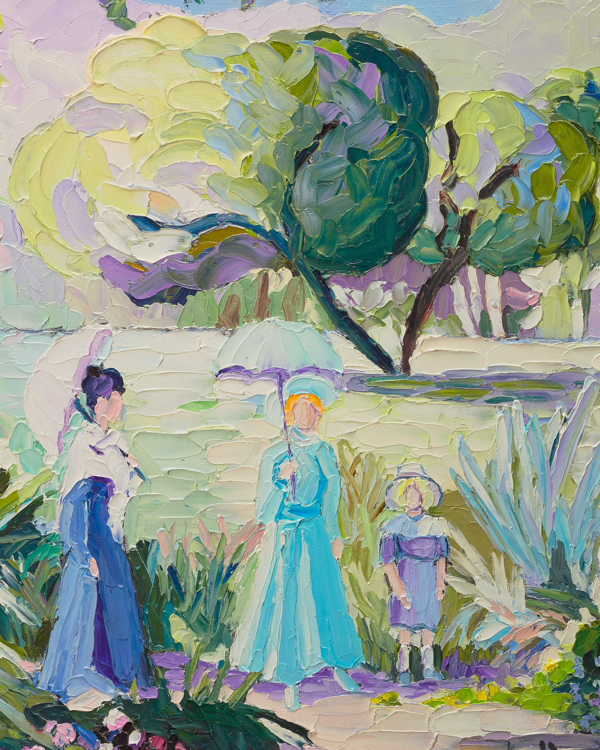 Après-midi au jardin by H. Claude Pissarro