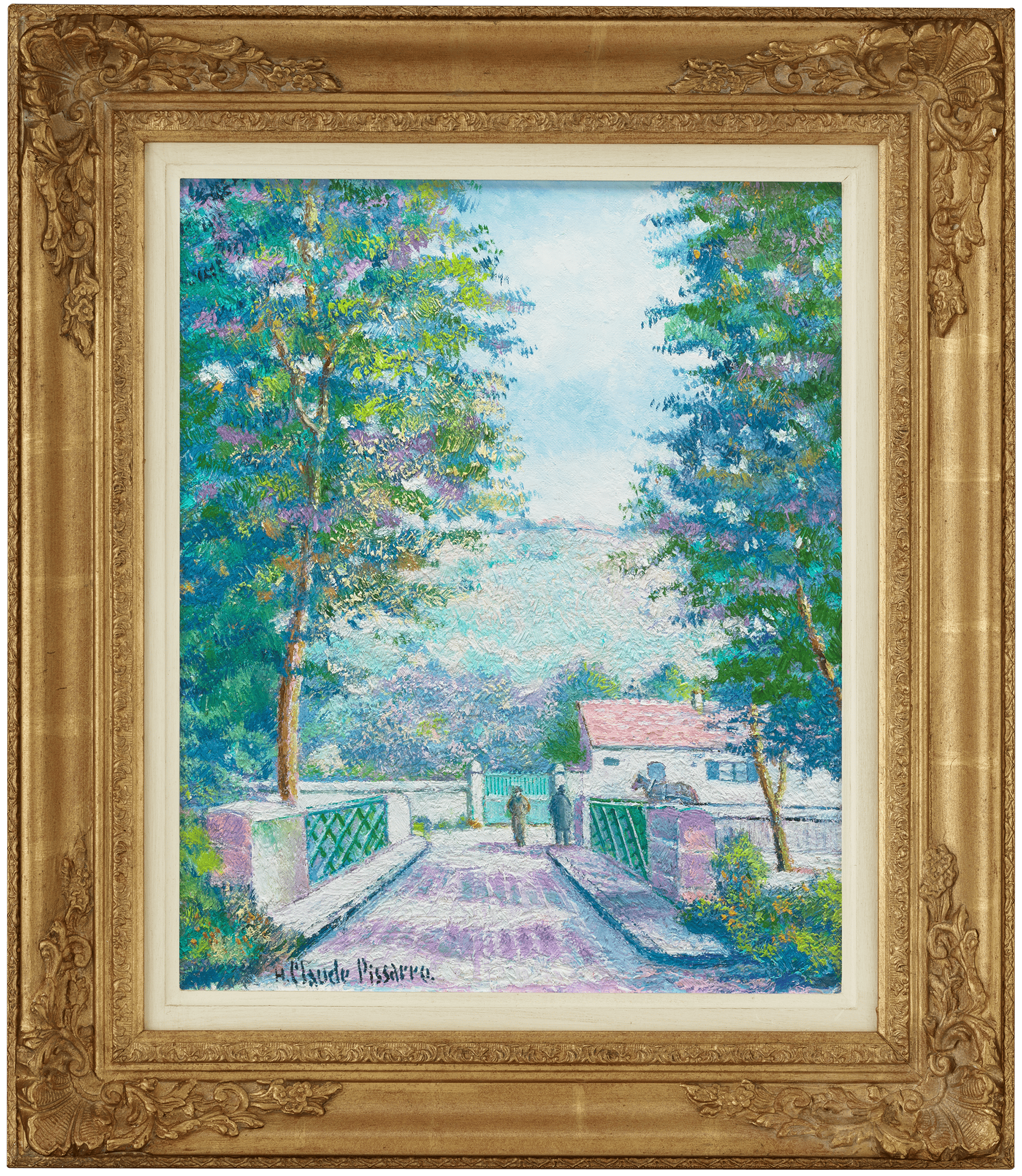 La maison du fils Rétout, près du pont à Berjou by H. Claude Pissarro