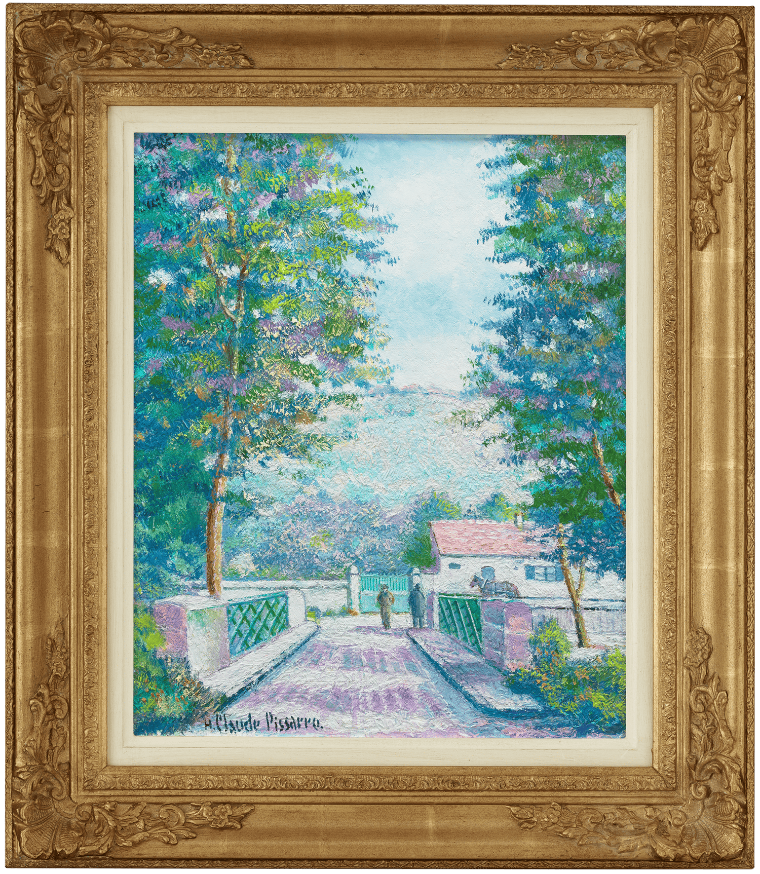 La maison du fils Rétout, près du pont à Berjou by H. Claude Pissarro