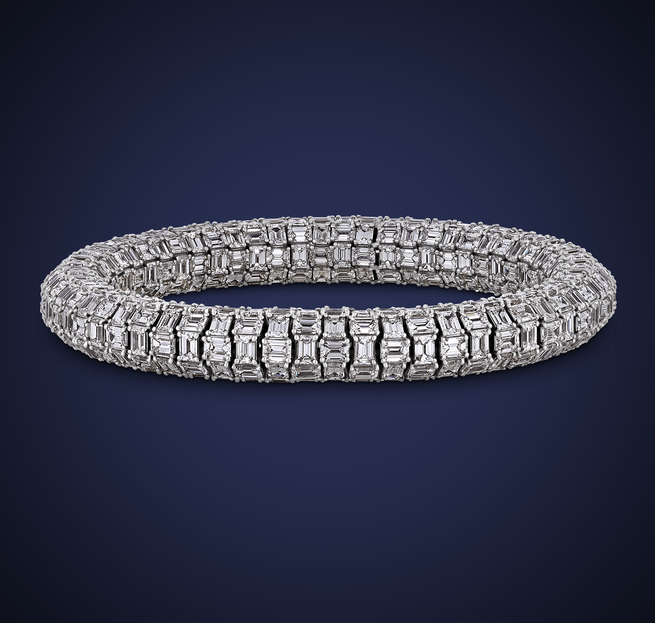 Diamond Eternity Bracelet, 71.00 Carats
