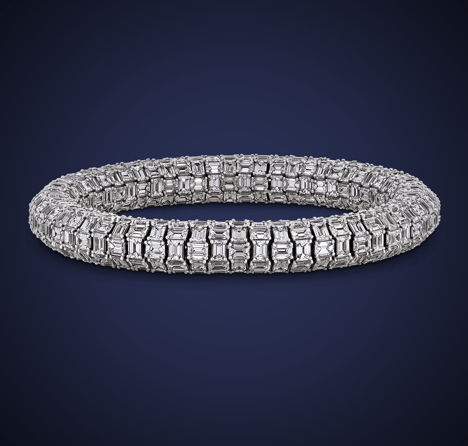 Diamond Eternity Bracelet, 71.00 Carats