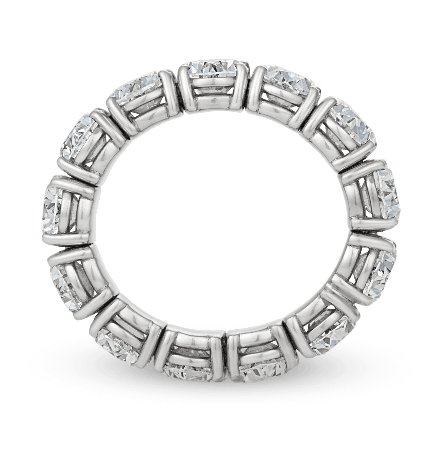 Oval Diamond Eternity Ring, 9.24 Carats