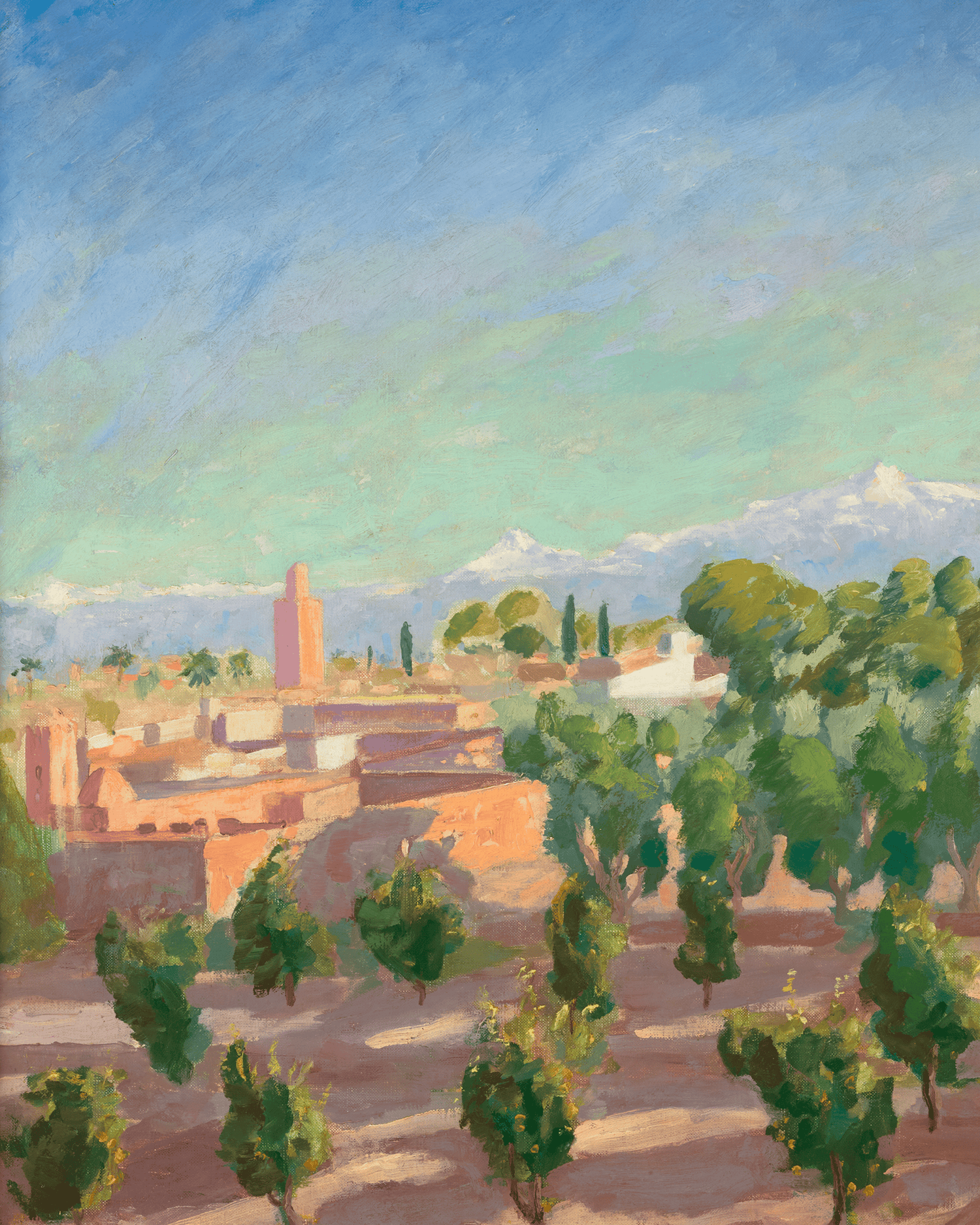 Garden at Marrakech by Winston Churchill