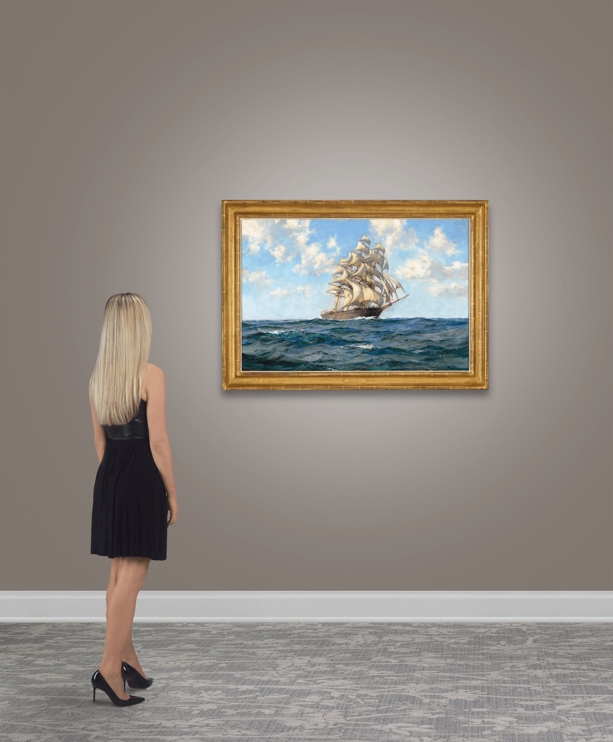 Blue Seas—The Maitland by Montague Dawson