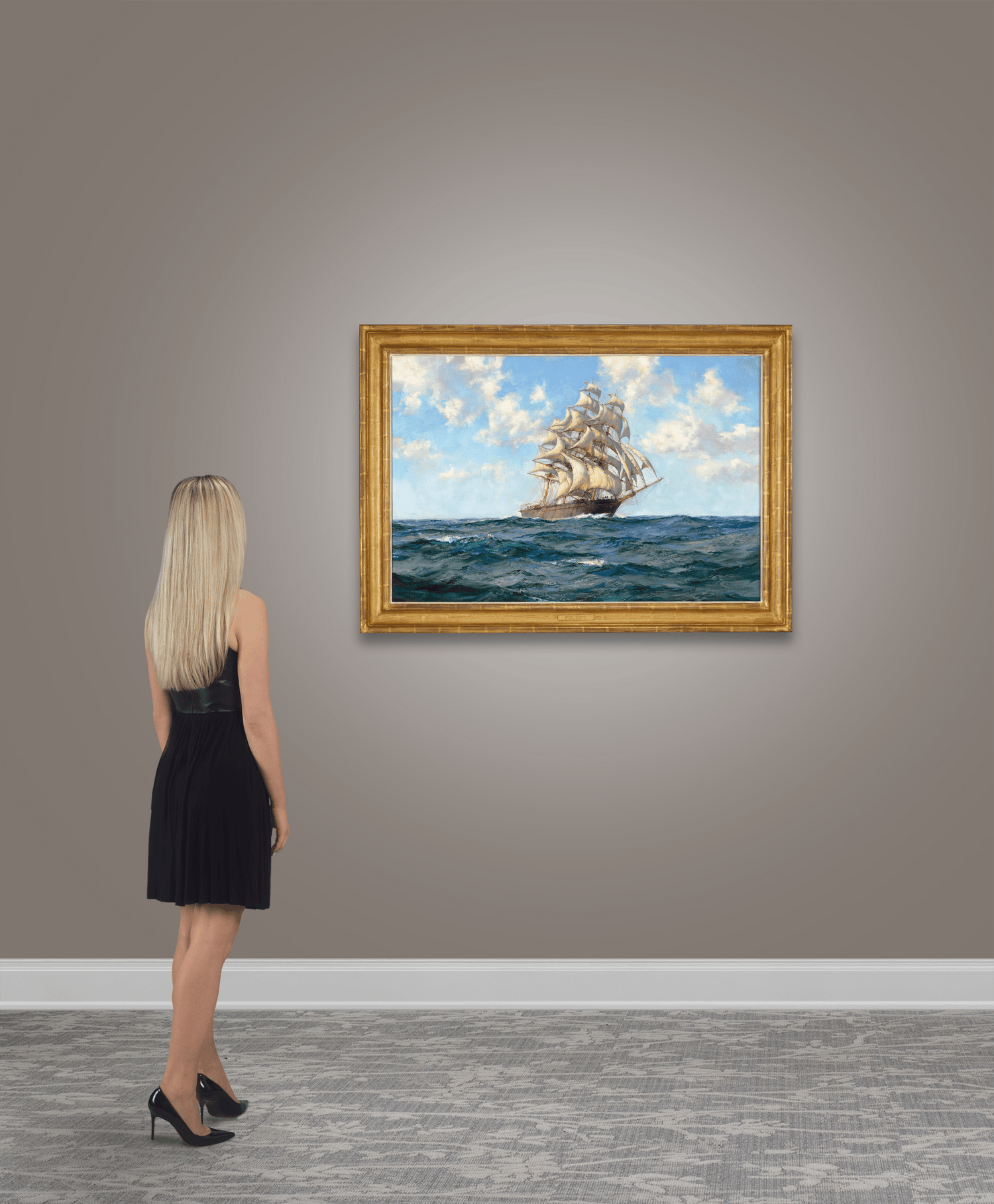 Blue Seas—The Maitland by Montague Dawson