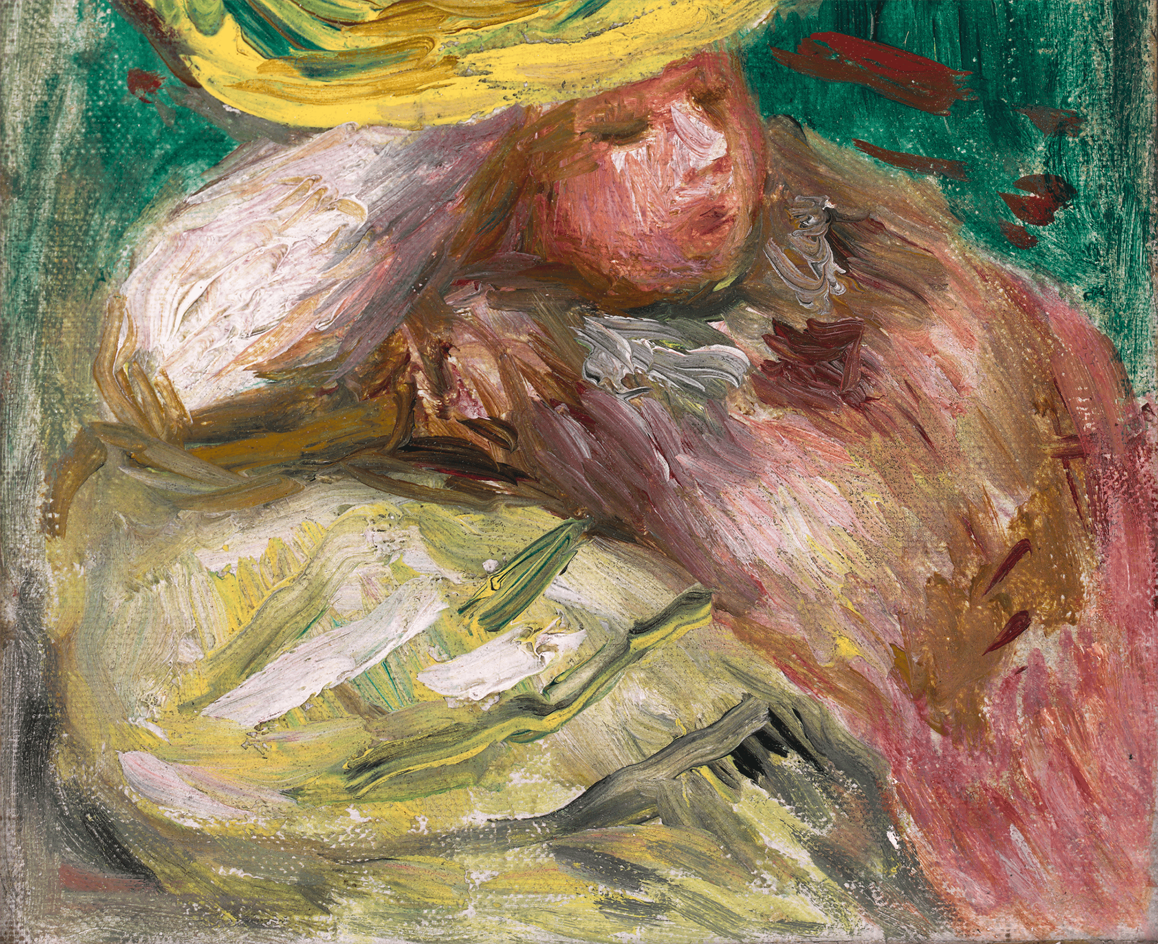 Jeune femme au chapeau by Pierre-Auguste Renoir