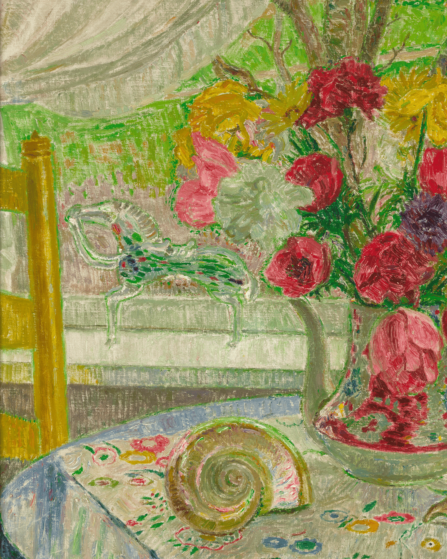Nature morte devant la fenetre by Léon de Smet
