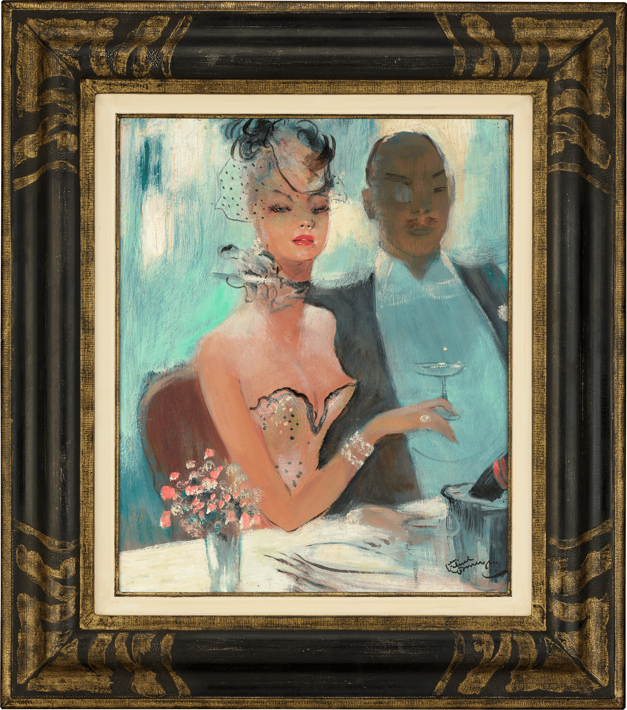 Supper at Maxim’s by Jean Gabriel Domergue