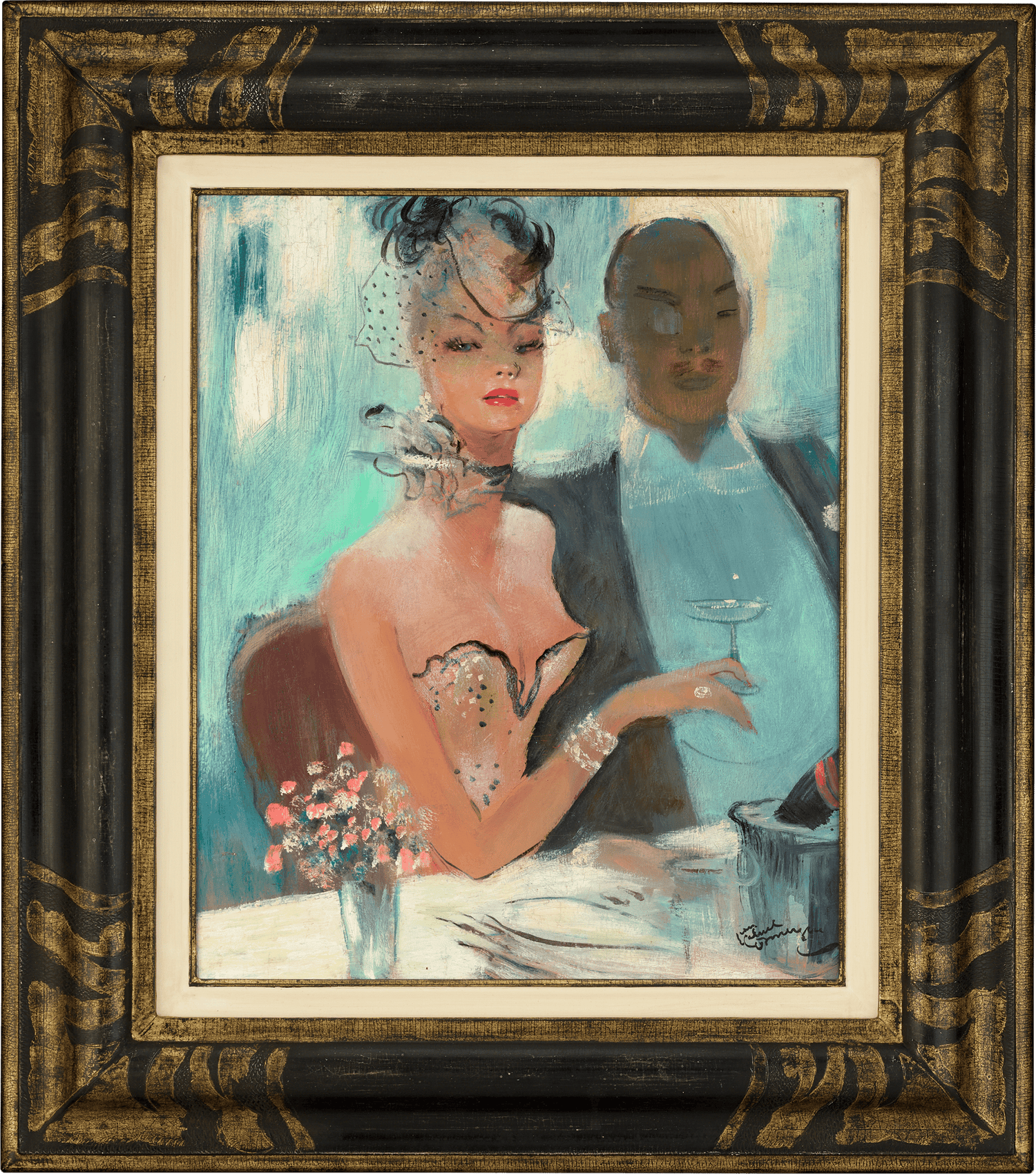 Supper at Maxim’s by Jean Gabriel Domergue