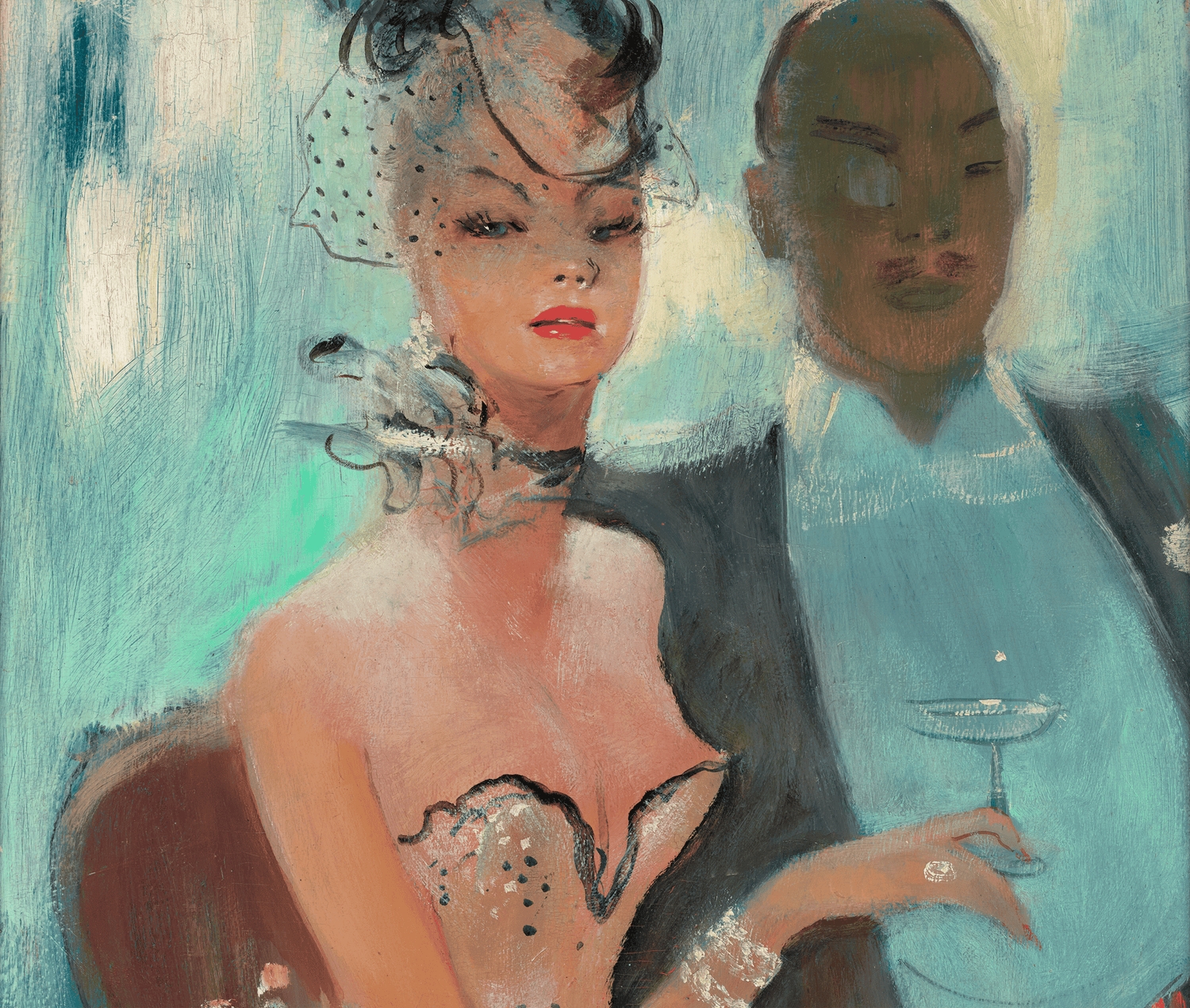 Supper at Maxim’s by Jean Gabriel Domergue