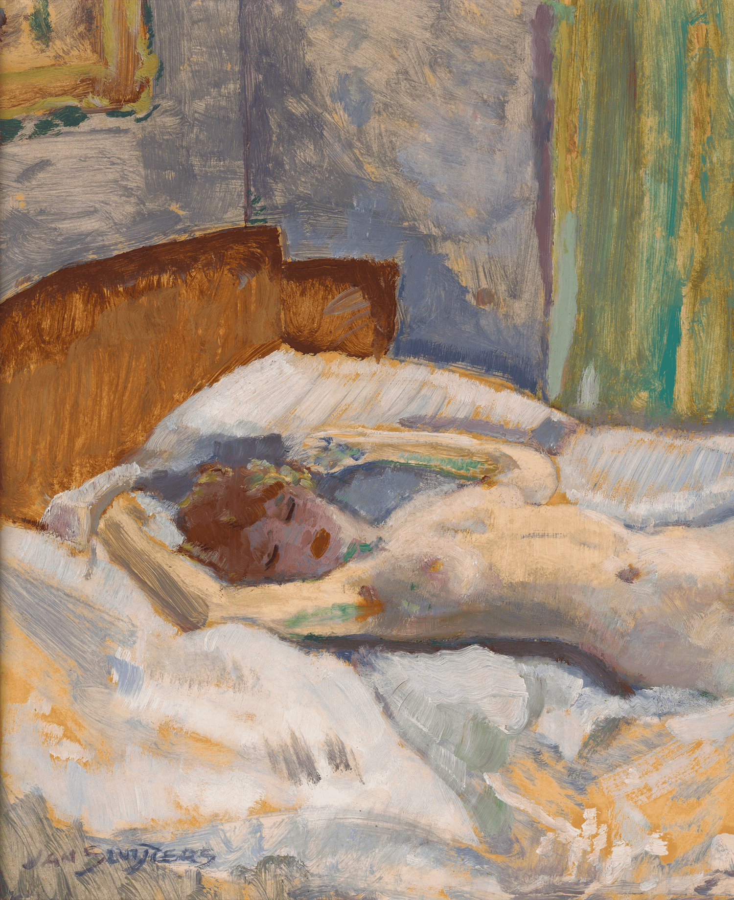 Reclining Nude by Jan Sluijters