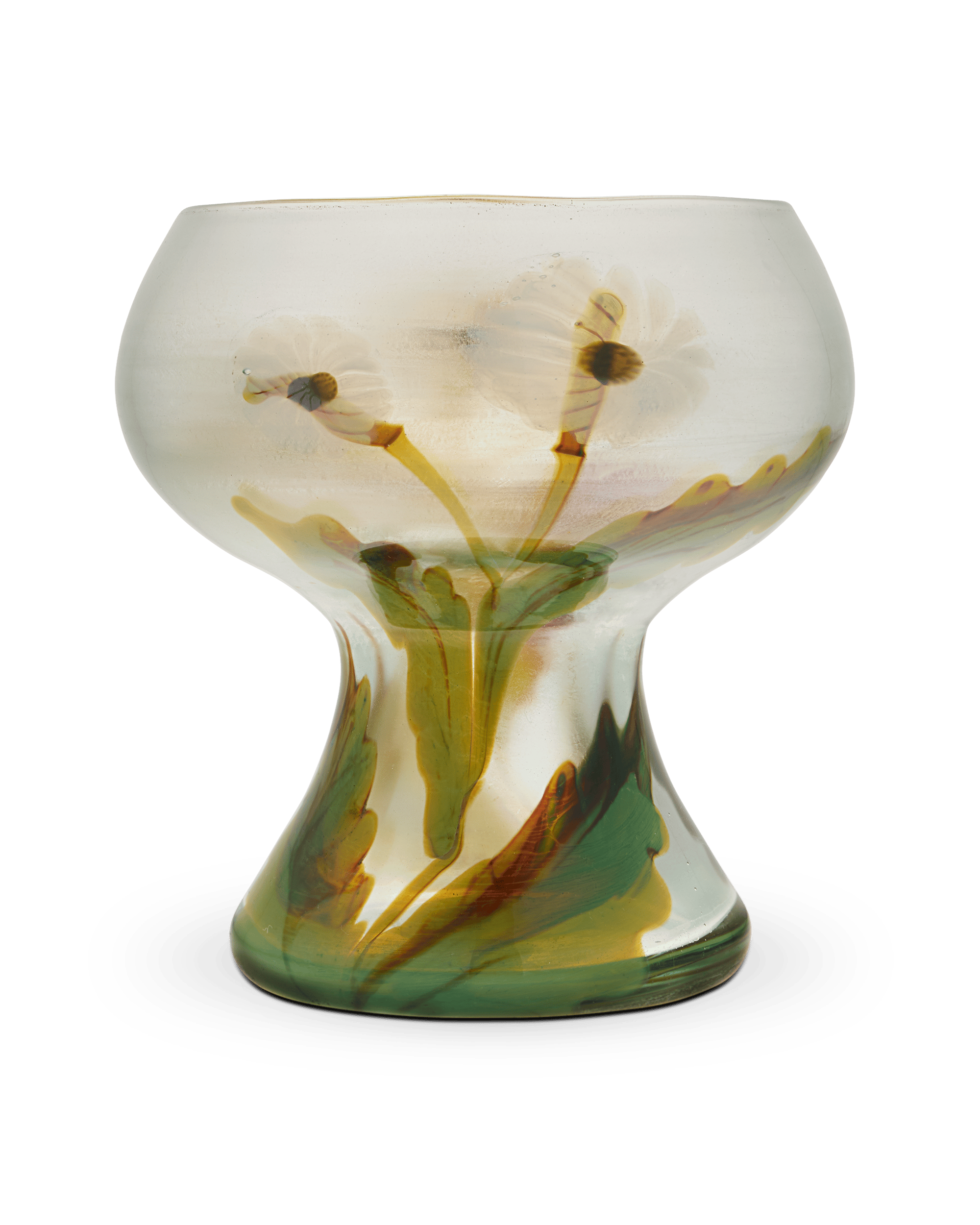 Tiffany Studios Internally Decorated Daisy Favrile Vase