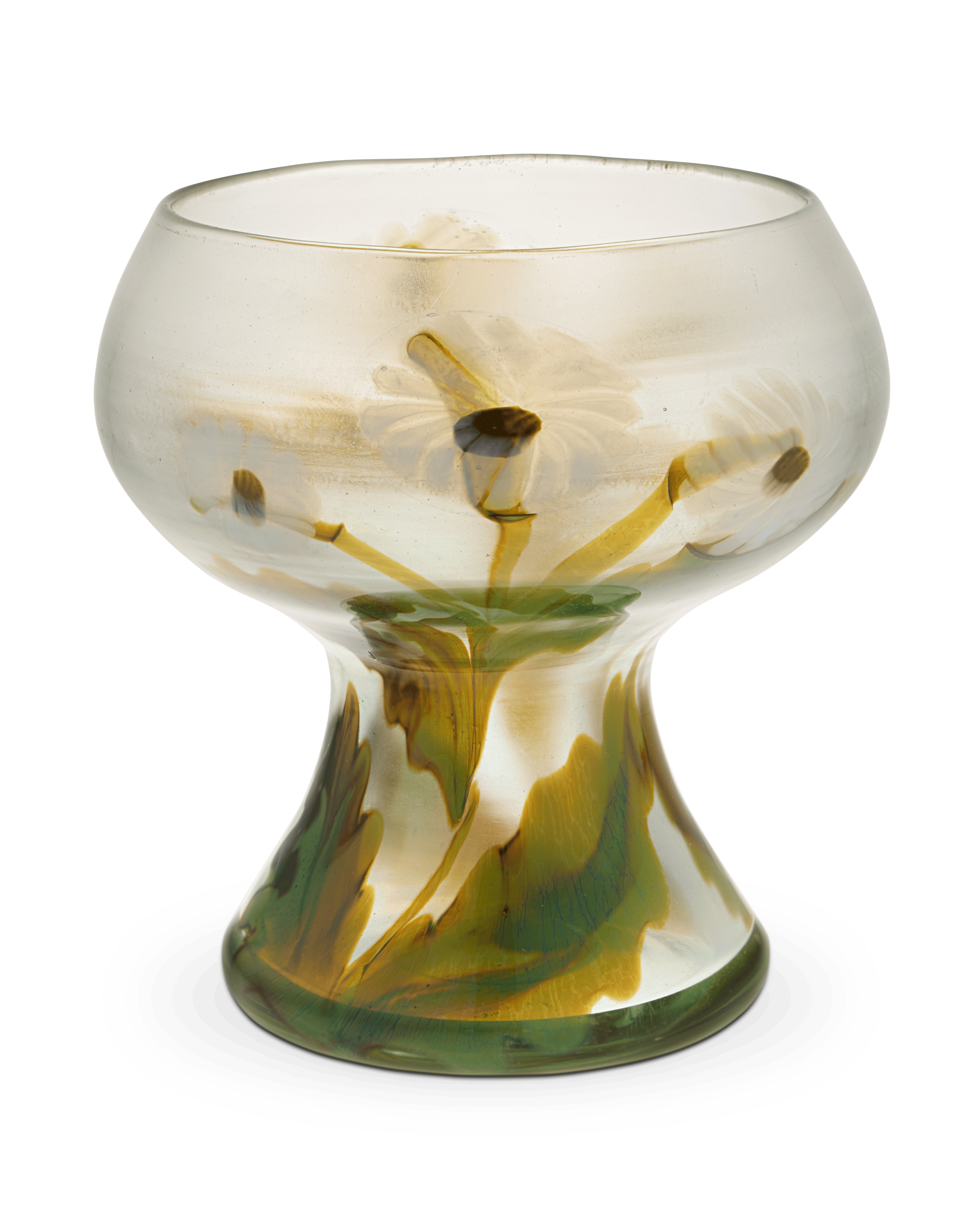 Tiffany Studios Internally Decorated Daisy Favrile Vase