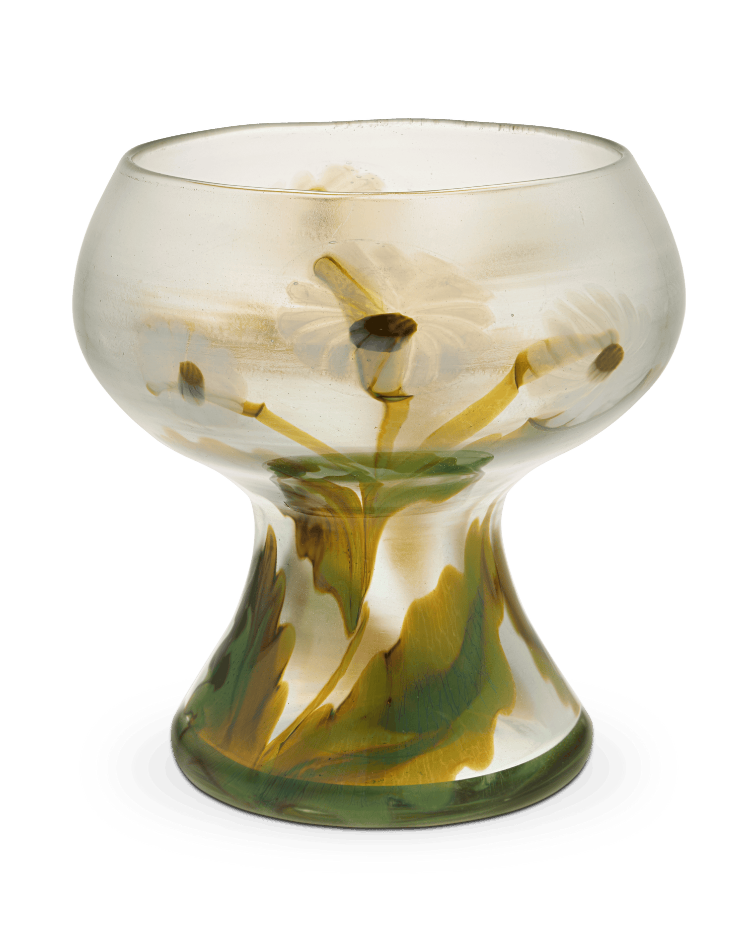 Tiffany Studios Internally Decorated Daisy Favrile Vase
