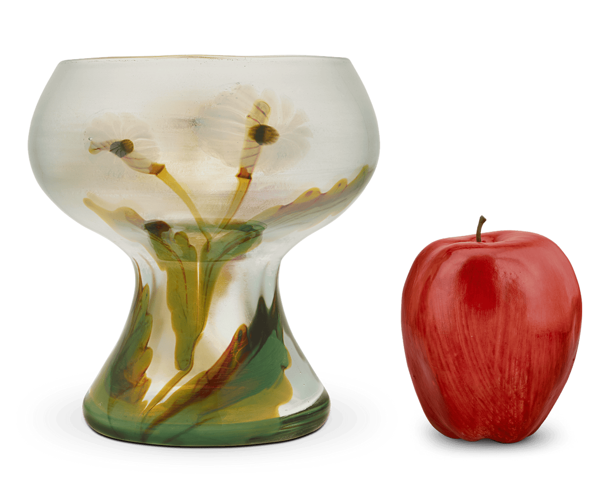 Tiffany Studios Internally Decorated Daisy Favrile Vase